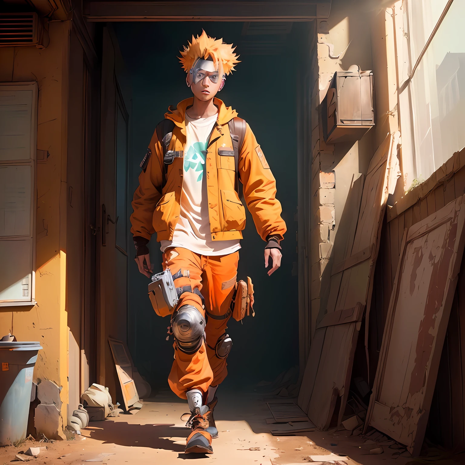 Naruto takes the soil