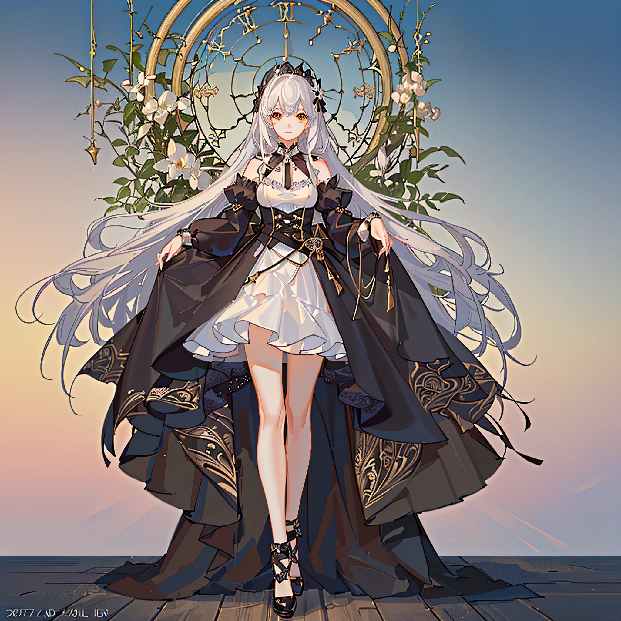 (Golden Ratio: 1.2), (Rose Graffiti: 1.2), (Glitch Color: 1.3), [(White Background: 1.4)::10], (Whole Body: 1.2), (Super Fine: 1.3), (Tarot :1.6),(Magician (Tarot):1.6),(Paper:1.2),(Fairy:1.6),(Fairy Wings:1.2),Full Body, Hanging,(Cool:1.2),(Red Long Hair ),(butterfly hair accessory),(flower hair accessory: 1.0),((sandals,Locket)),(colored cocktail dress: 1.0)+(loose-sleeve jacket: 1.3)+(fluttering colorful tassels and ribbons :1.2 ),(white stockings: 1.2),(colored ink paper flowers: 1.2),(colorful flower sea: 1.3),(chaotic geometry: 1.3),(negative space: 0.8),(drawing board: 1.3 ), (Ether Color ink flow: 1.3)