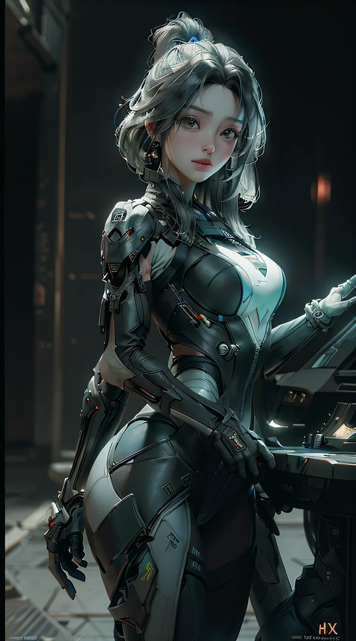 ((Best quality)), ((masterpiece)), (detailed:1.4), 3D, an image of a beautiful cyberpunk female,HDR (High Dynamic Range),Ray Tracing,NVIDIA RTX,Super-Resolution,Unreal 5,Subsurface scattering,PBR Texturing,Post-processing,Anisotropic Filtering,Depth-of-field,Maximum clarity and sharpness,Multi-layered textures,Albedo and Specular maps,Surface shading,Accurate simulation of light-material interaction,Perfect proportions,Octane Render,Two-tone lighting,Wide aperture,Low ISO,White balance,Rule of thirds,8K RAW,