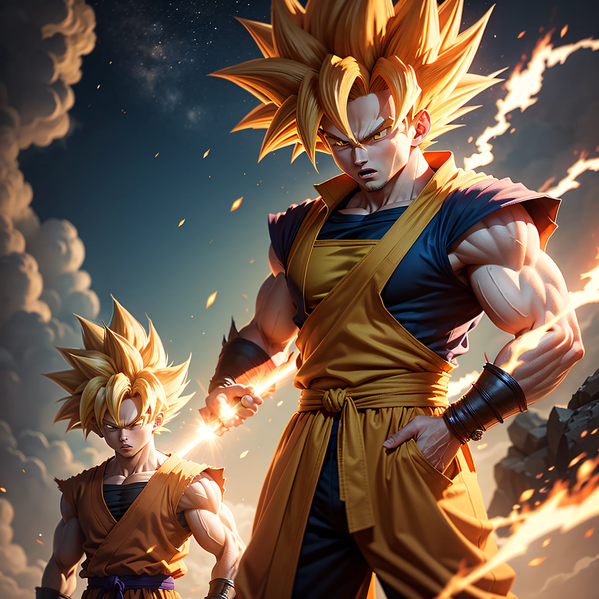 SuperSaiyan,son goku, --auto