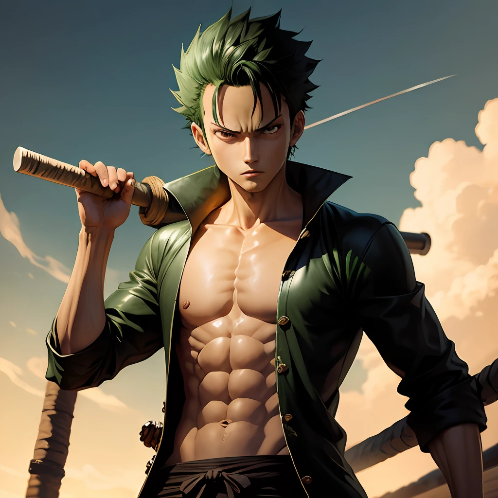 8 boy,One Piece,Roronoa Zoro,of a real
