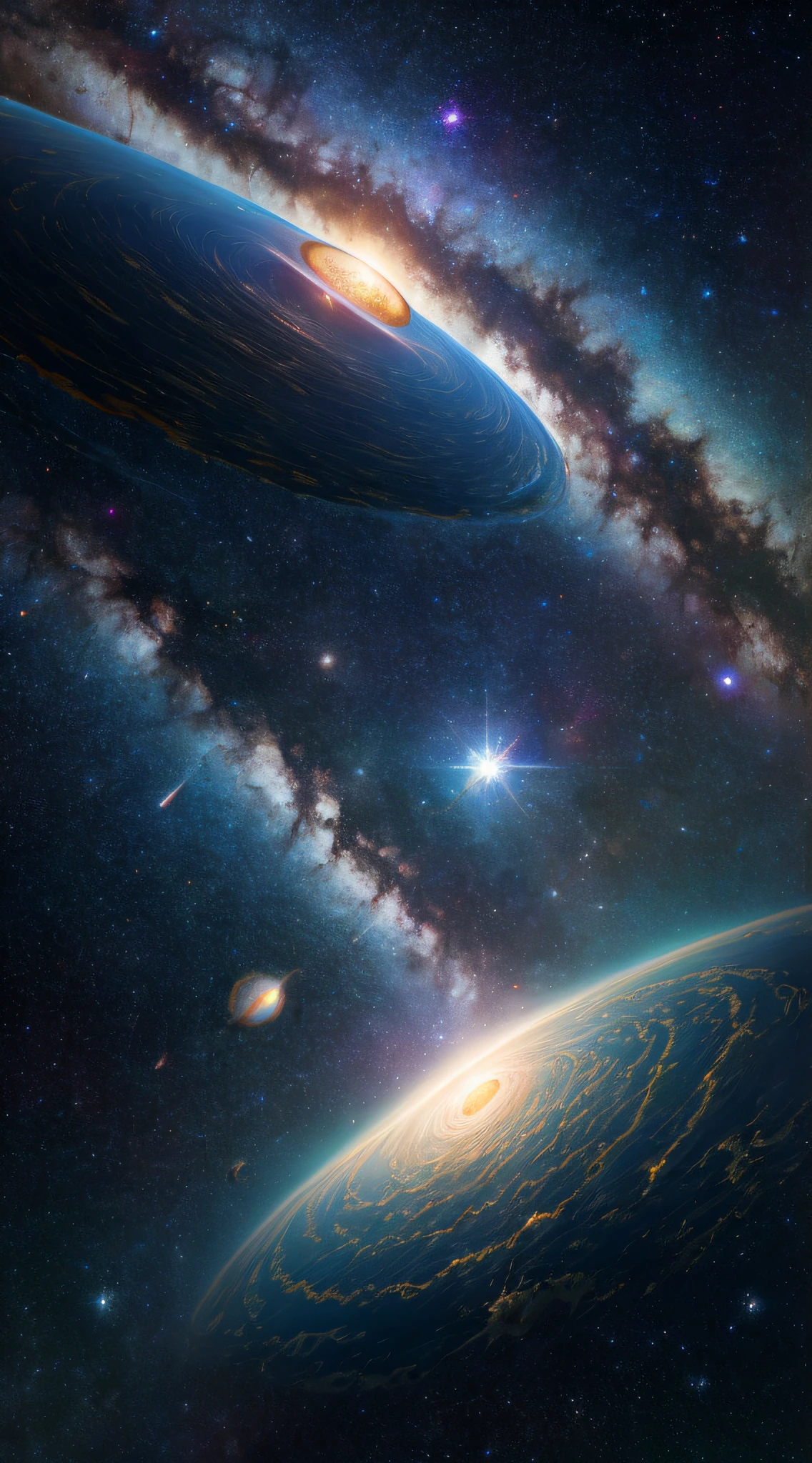 Masterpiece, Best quality, High quality, Extremely detailed Cg Unity 8K wallpaper, Depth of field, hdr,,Photorealistic,Extremely detailed, Intricate, High detail, Universe, space, milky ways, stars, planetes, astronault, kosmos, Celestial, Starcloud, black hole, solar system, cosmic rays, supernova, Deep space, astronomical objects