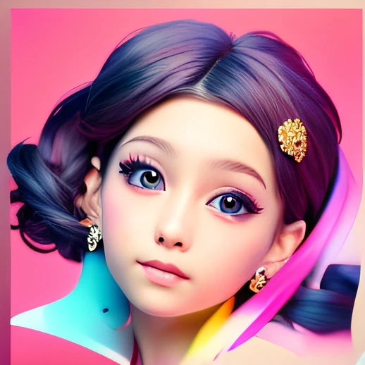 ((best qualtiy,8k,tmasterpiece:1.3)),Painting of a woman with a crown on her head, beautiful drawing style, trending on artstration, sketched, lovely art style, Cartoon Cute, Devian Art Trend, traditional drawing style, cute drawing, Drawing style, Cartoon Art Style, cute portrait, Doodle, Cute cartoon, Kawaii realistic portrait, Realistic cute girl painting, Cartoon drawing, realism art style