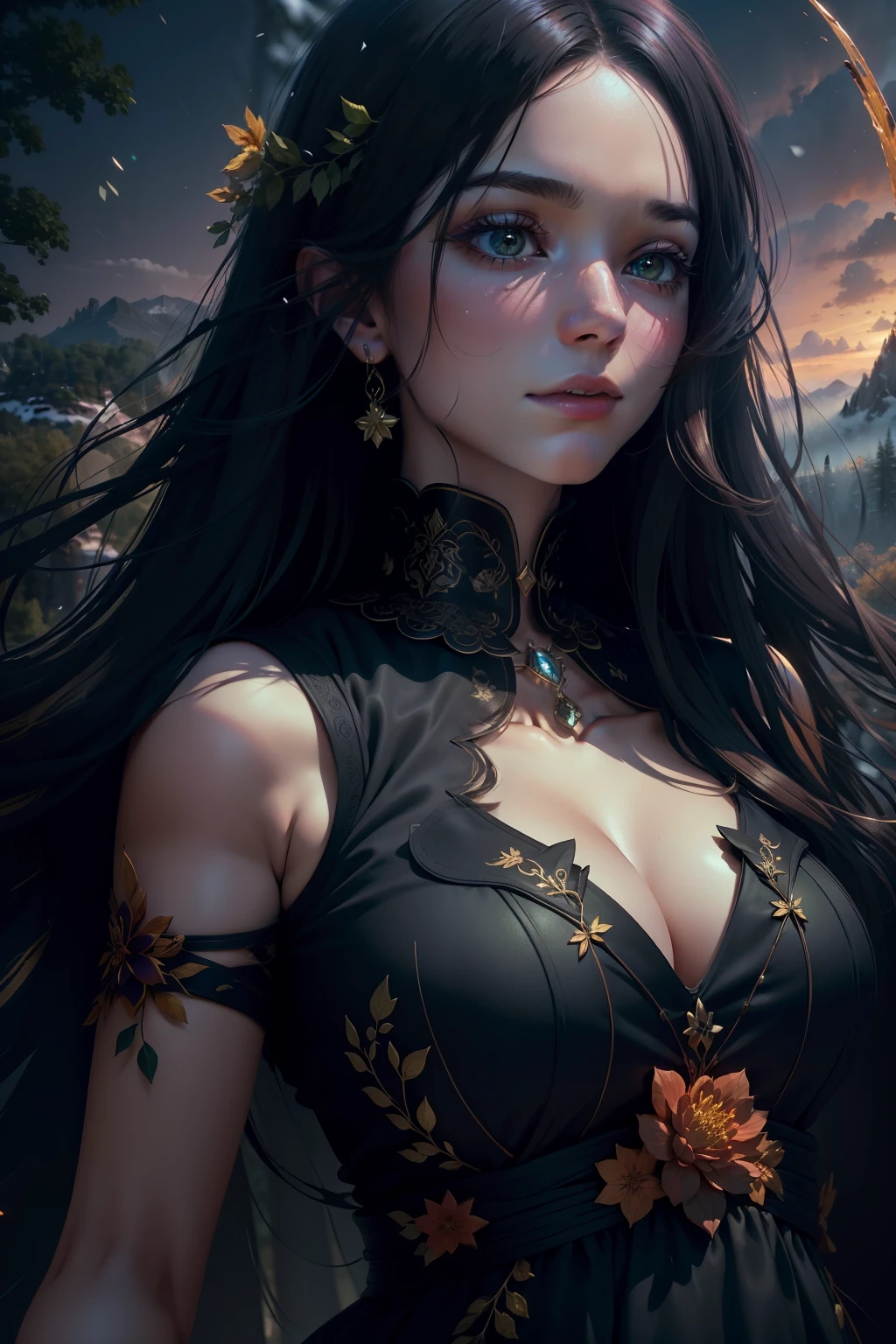 Masterpiece, best quality, high quality, highly detailed CG unity 8k wallpaper beautiful landscape oil painting, award winning photography, bokeh, depth of field, HDR, bloom, chromatic aberration, photorealism, highly detailed, trending on artstation, on CGsociety Trending, intricate, high detail, dramatic, midjourney art and masterpiece, best quality, high quality, extremely detailed CG unity 8k wallpaper lush summer landscape with rolling green hills stretching towards the horizon, dotted with pink, yellow wildflowers, and purples, volumetric lighting and masterpiece, best quality, high quality, extremely detailed CG unity 8k wallpapers serene autumn landscape surrounded by trees in shades of golden yellow, fiery red and burnt orange. The crisp air is laced with the sweet aroma of fallen leaves and wood smoke. The ground is covered with a golden foliage that rustles underfoot. In the distance a golden mountain rises, volumetric lighting and a masterpiece, best quality, high quality, extremely detailed CG unity 8k wallpaper breathtaking winter landscape covered in a golden mantle creating a glittering A world of glowing white and gold. Tall evergreen trees are tall and proud, their branches are crushed by heavy snow, volumetric lighting and masterpiece, best quality, high quality, extremely detailed CG unity 8k wallpaper a vibrant spring landscape full of new life and colors. Rolling hills covered in a green carpet, dotted with delicate wildflowers in shades of pink, purple and yellow, stereoscopic lighting --auto