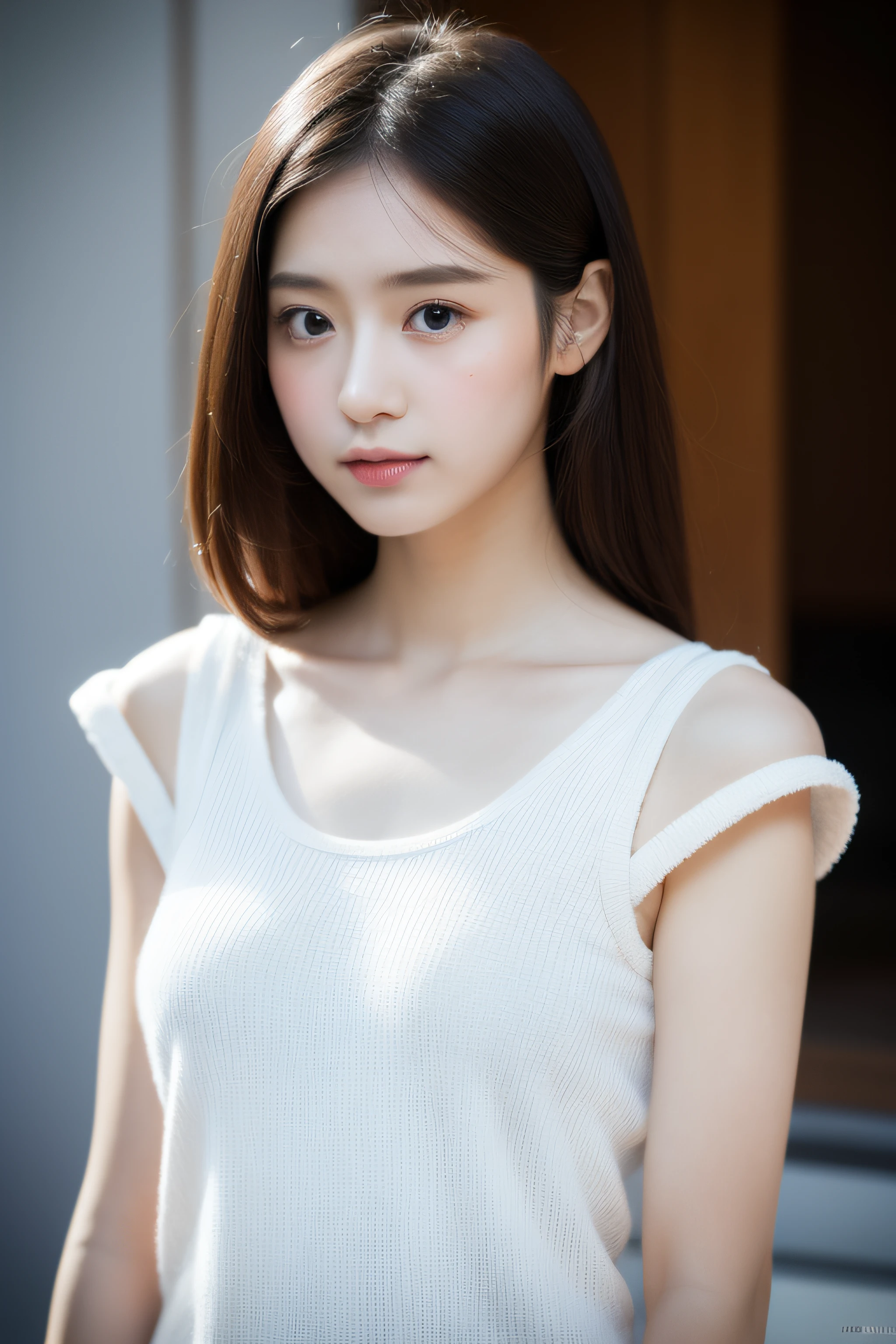 japanes,femele,独奏,The upper part of the body,1 girl in,white backgrounid