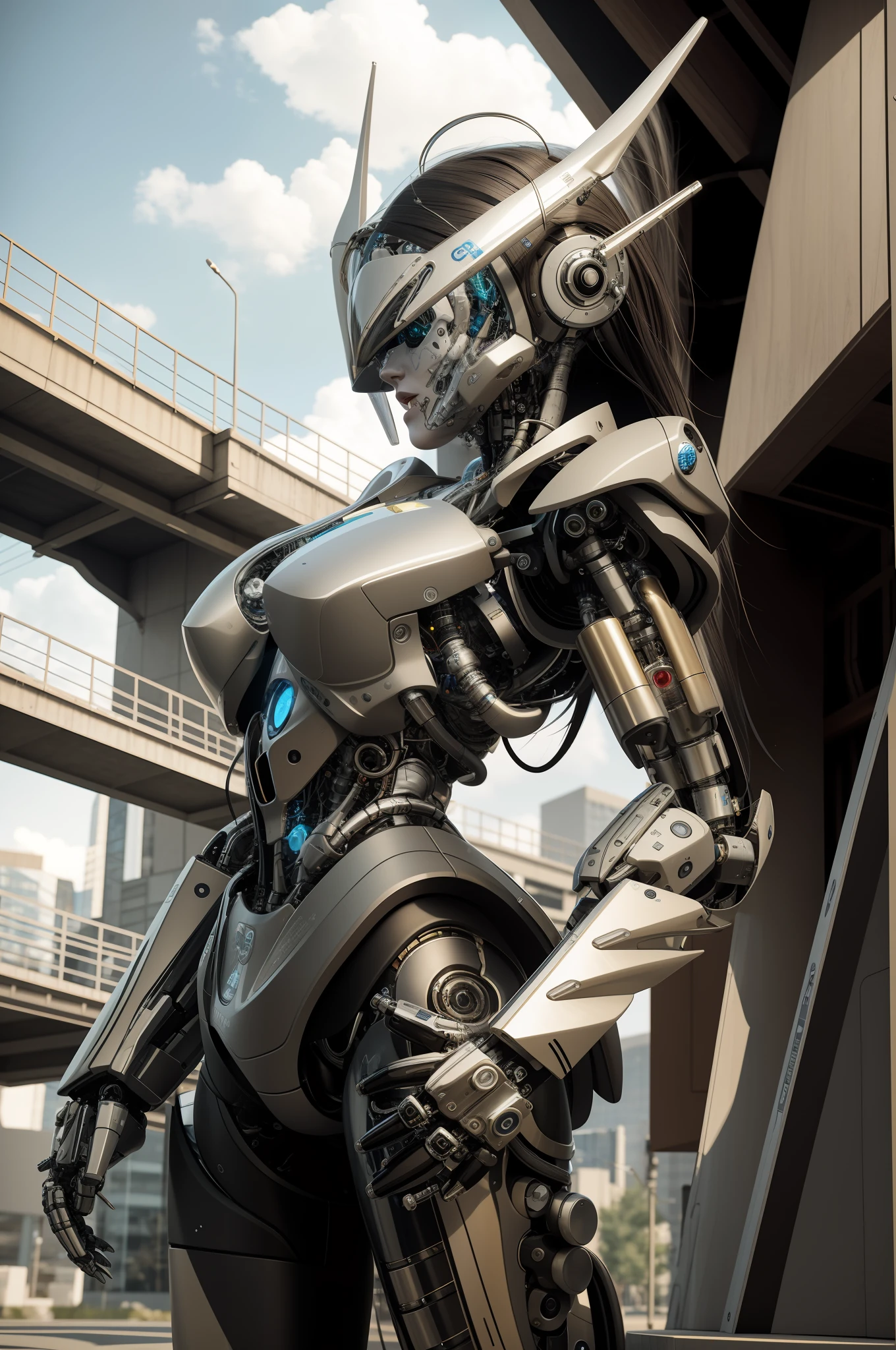 (( cybernetic implants)), cybernetic implants enhanced character, platinum,highly detailed, photorealistic, unreal engine, octane render 8K, in the style of realistic and hyper-detailed renderings, 3d rendering, perfect shading, precision in details.3d render, ultra detailed,8k,hd