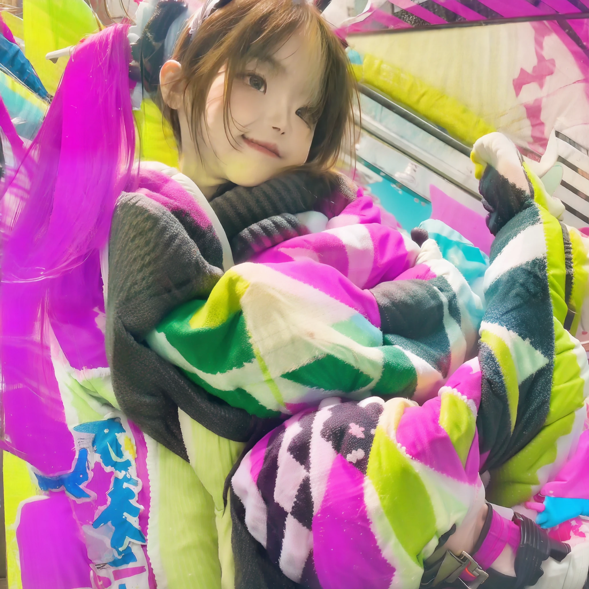 The sexy and pure little sister is charming and colorful