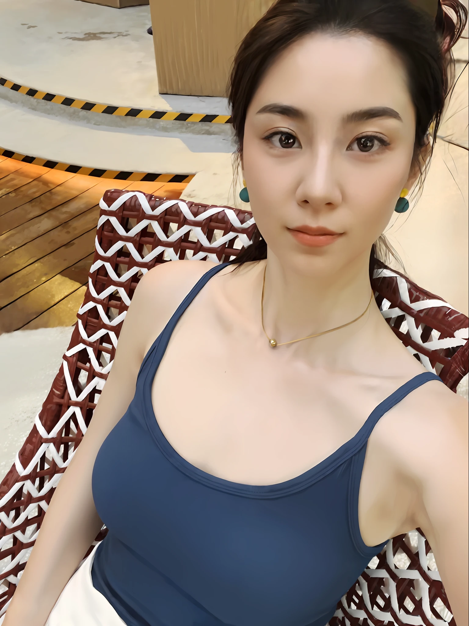 a lovely (dicuki:1.1) The portrait as (rabbit:0.9),number art, trending artstation, 4k, high detal,Snow-white skin,Lips smile,Smaller bust,The expression is flattering