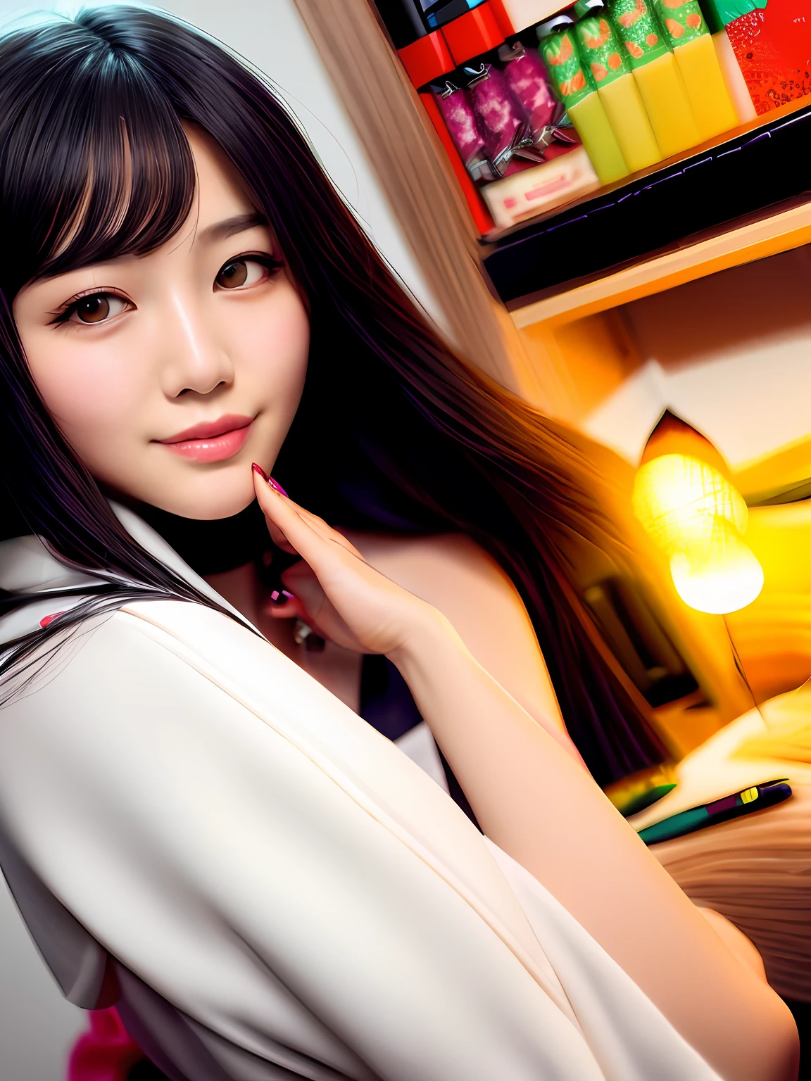 Korean Girl、Illustration style