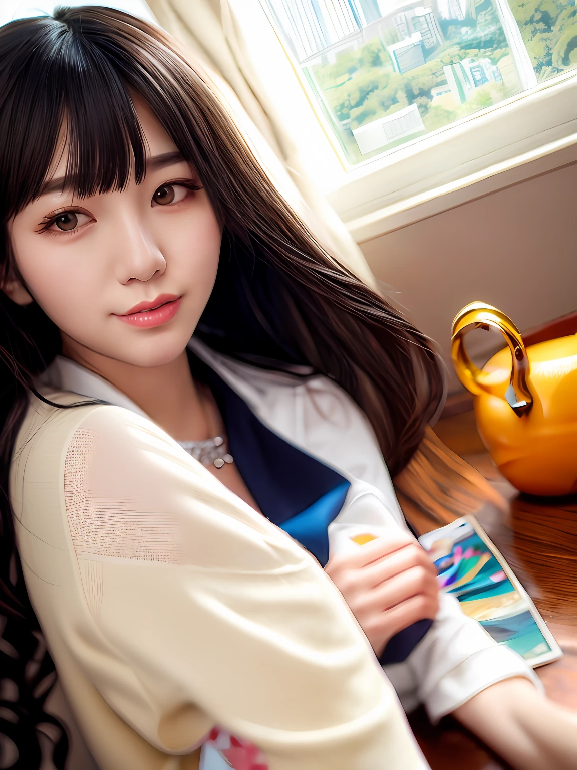 Korean Girl、Illustration style