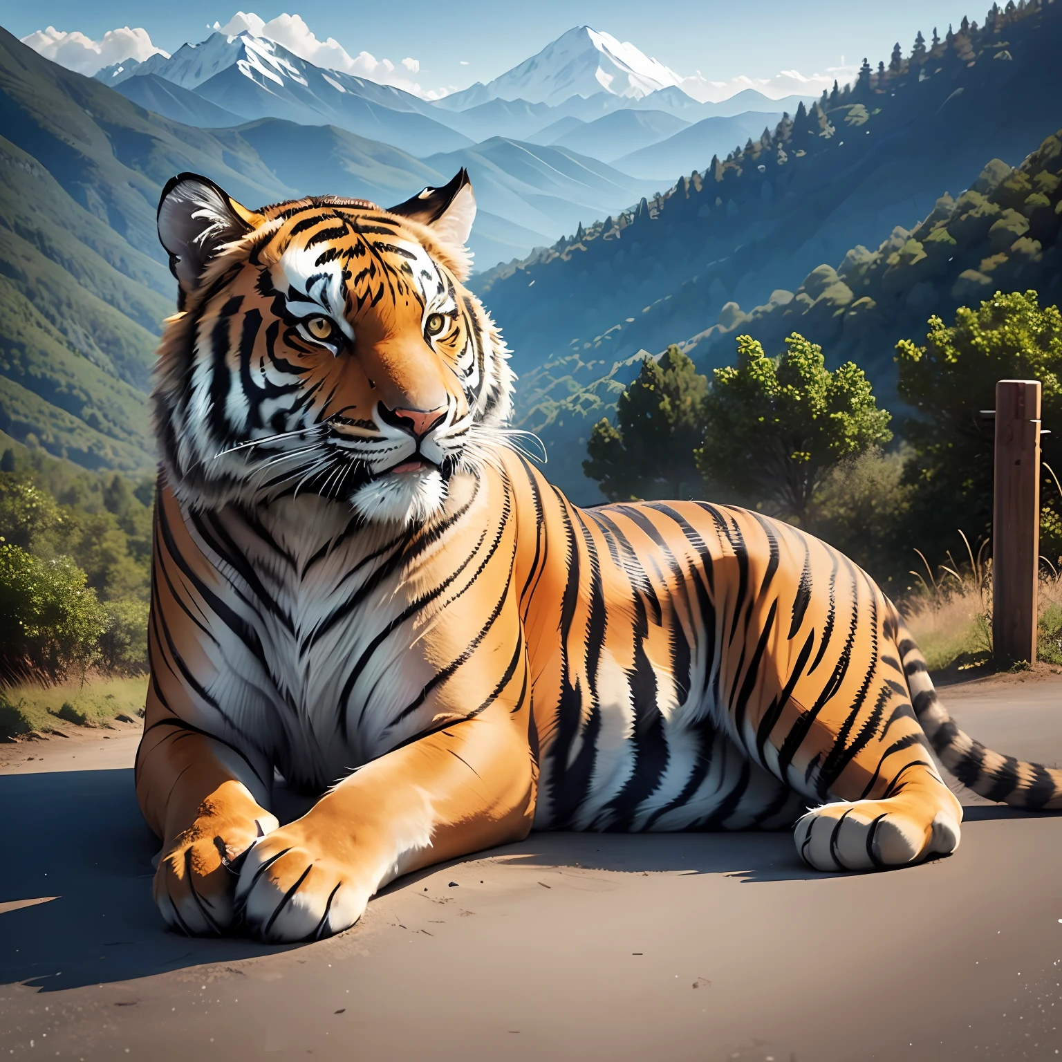 Knowing that there are tigers in the mountains,Biased towards Tiger Mountain Line --auto