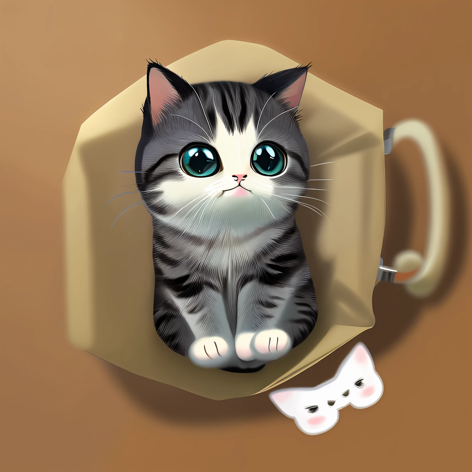 Cute cat、Logo style