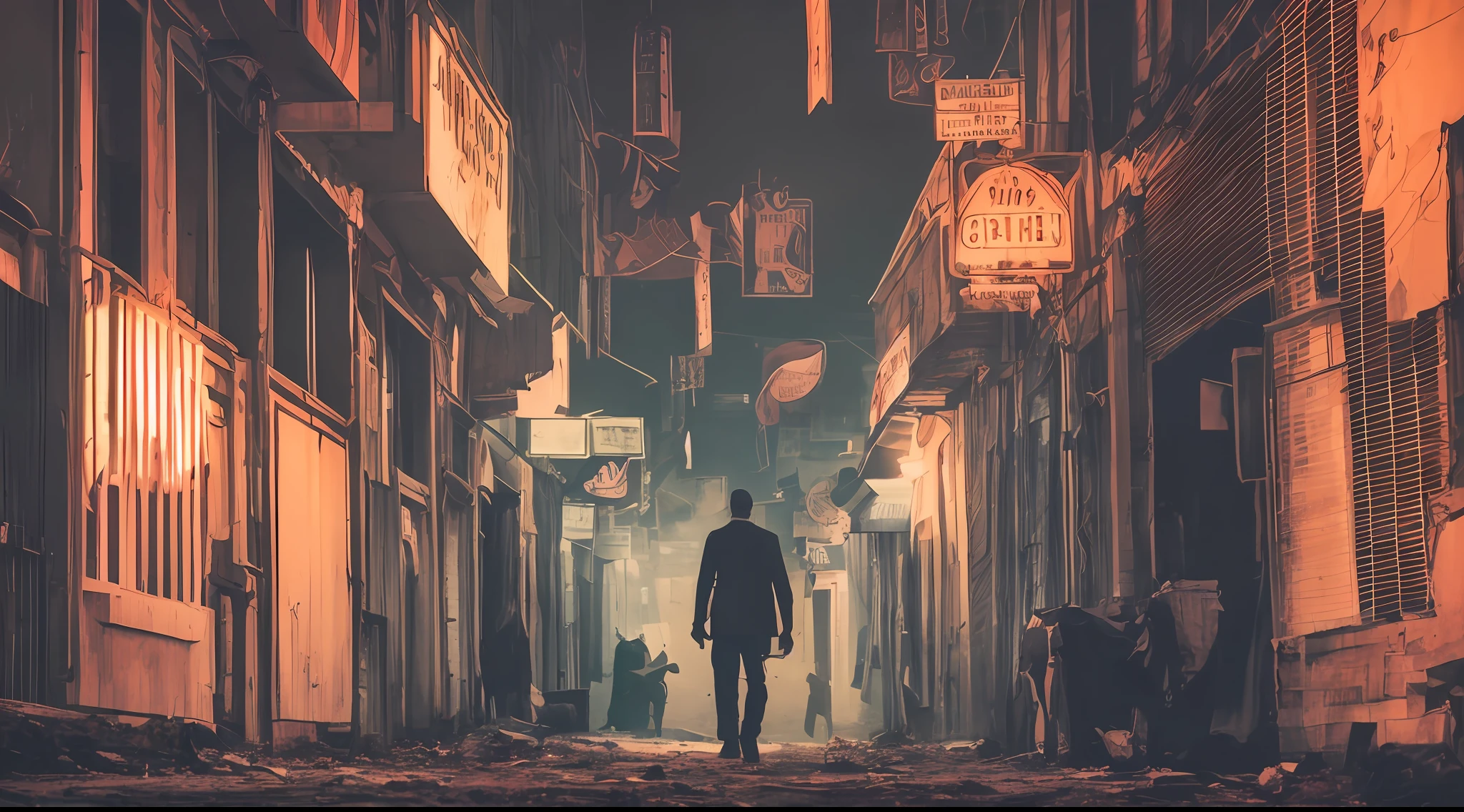 cinematic scene from 2023, crime noir, dark city, streets colorkey orange, captured with Sony CineAlta, neo-noir high contrast, black and white, stylized, dark atmosphere, bold shadows, gritty, intense, photorealistic, ultrarealistic --auto --s2