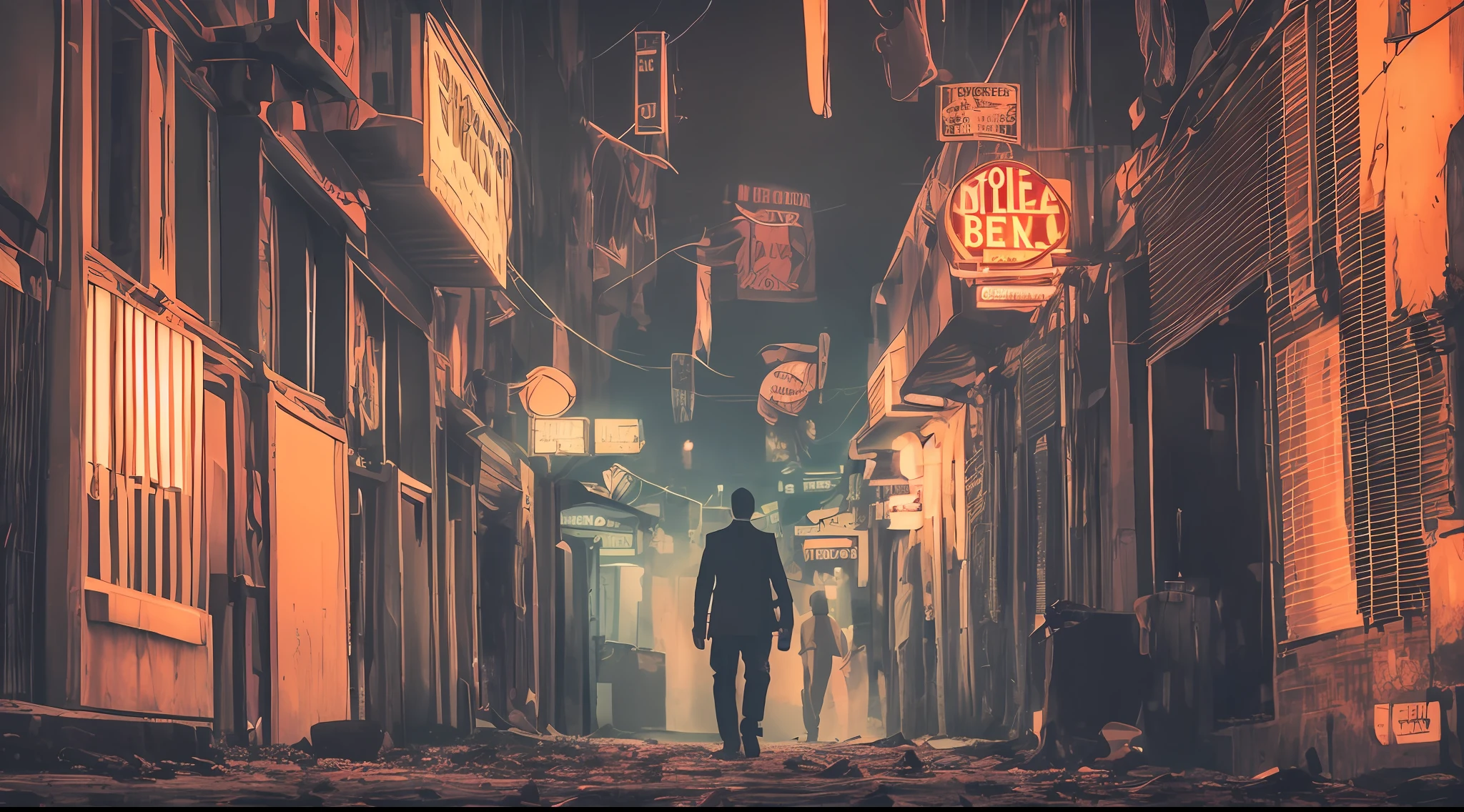 cinematic scene from 2023, crime noir, dark city, streets colorkey orange, captured with Sony CineAlta, neo-noir high contrast, black and white, stylized, dark atmosphere, bold shadows, gritty, intense, photorealistic, ultrarealistic --auto --s2