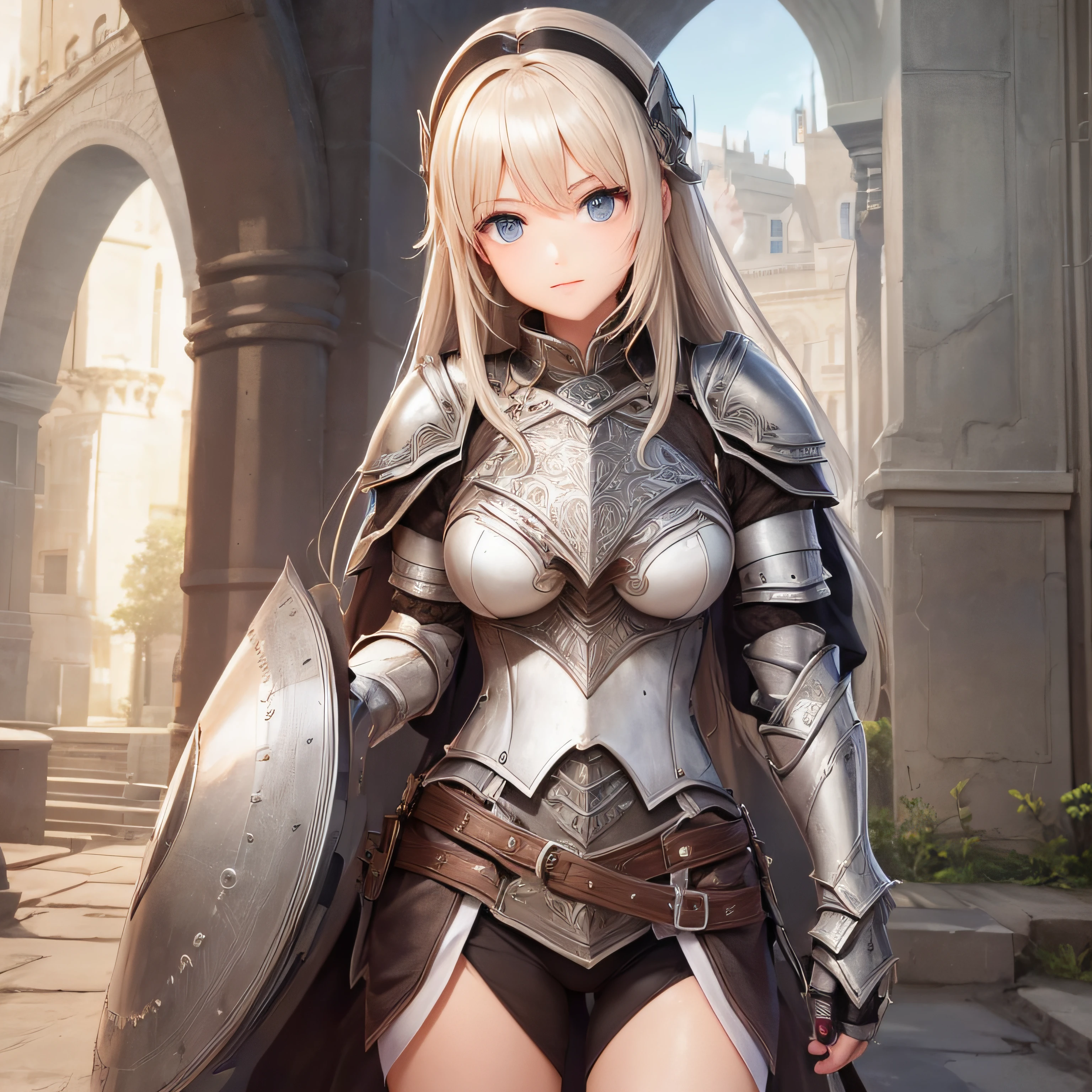 girl beautifil, armor --auto