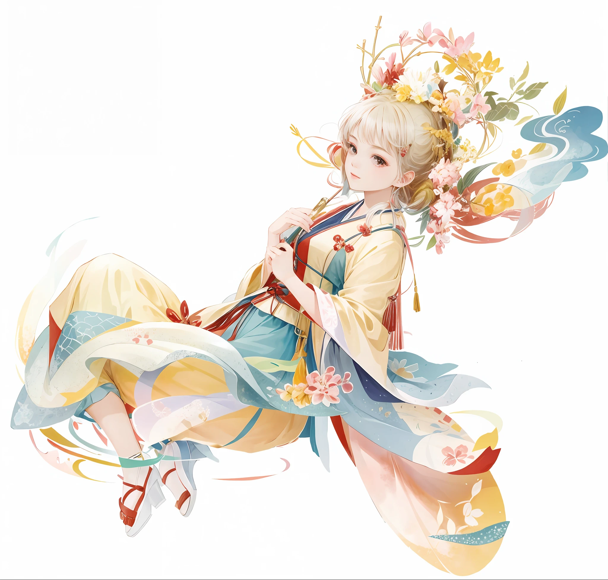 A young girl in Hanfu