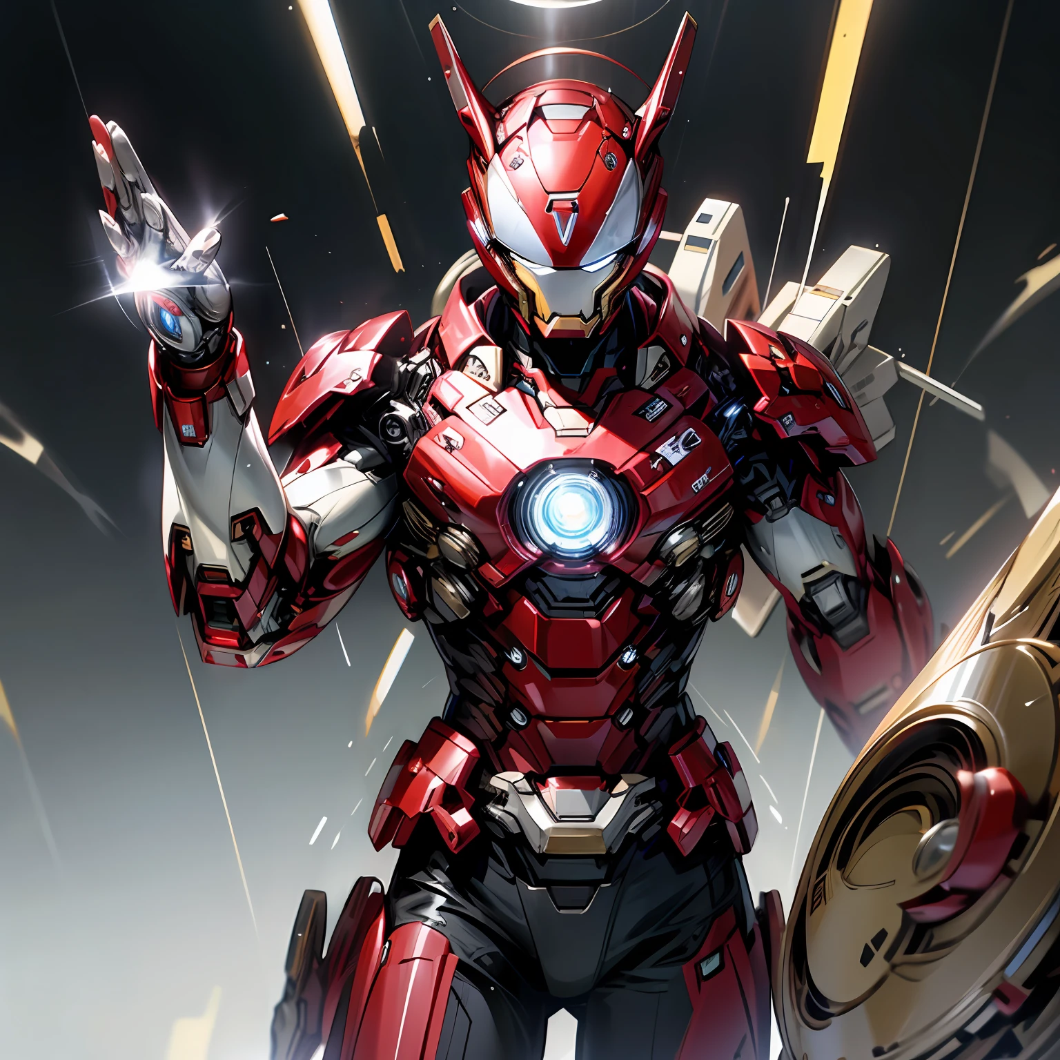 Iron Man,Mark the first generation,Silvertone,ultraclear,A detailed,Need,tmasterpiece