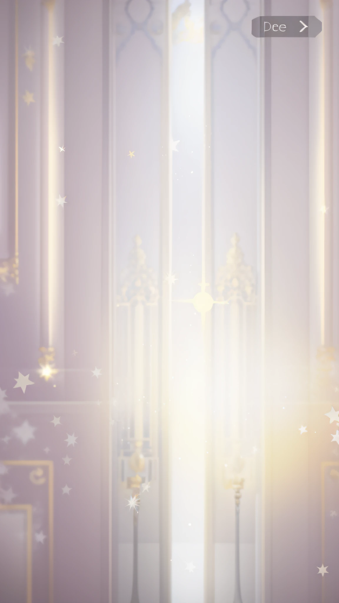 There is a picture of a wall with a gold design, palace background, light kingdom backdrop, ballroom background, fairy tale style background, Ethereal background, cathedral background, arte de fundo, stunning arcanum backdrop, background art deco palace, background artwork, entrance to ethereal realm, intricate sparkling atmosphere, divine background, Temple background, concept art magical highlight, gold ethereal light,European style gate,(European style gate),opulent
