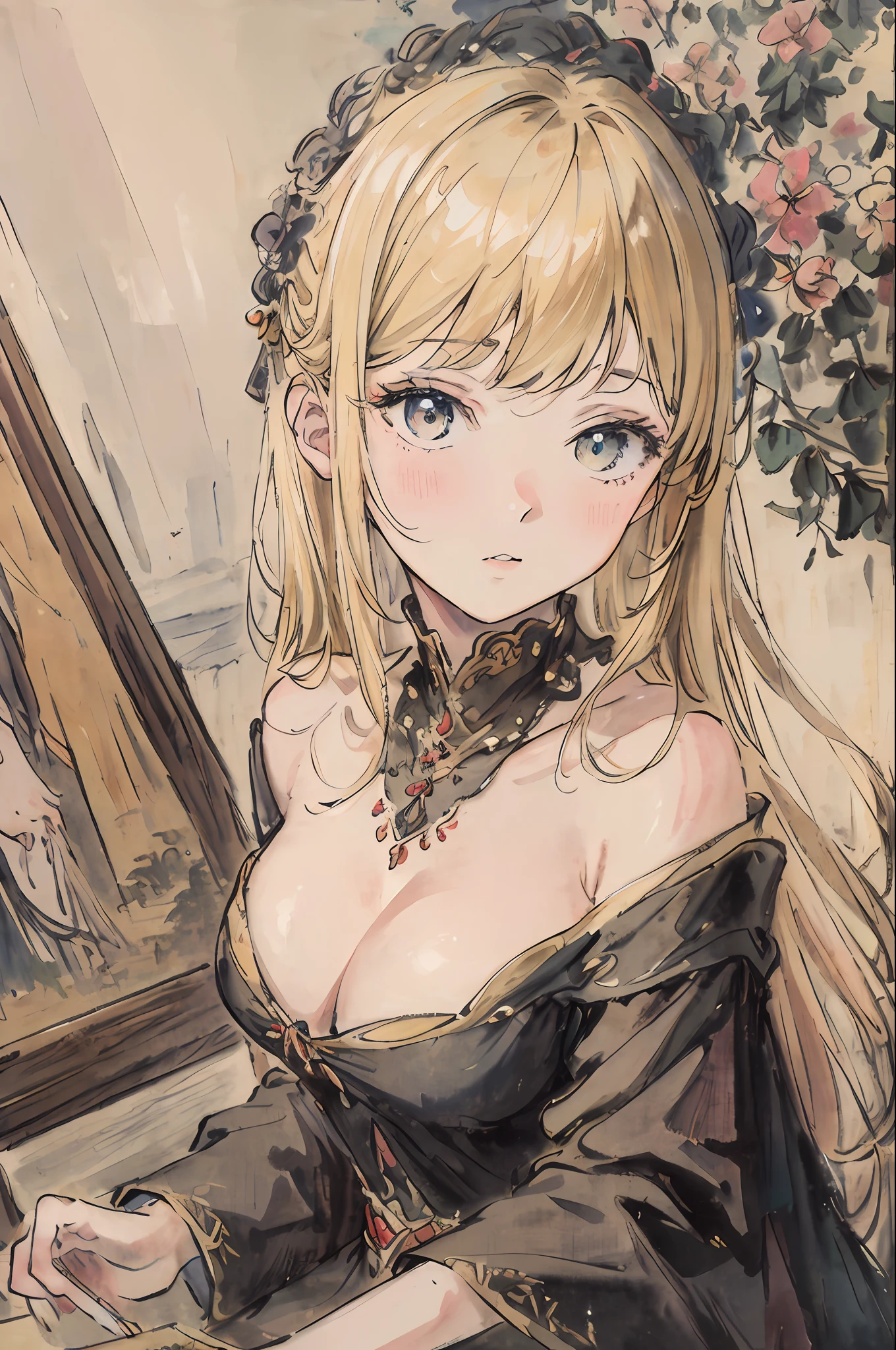 masterpiece, best quality, an extremely delicate and beautiful girl,an extremely delicate and beautiful, world masterpiece theater, ultra-detailed, highly detailed, best quality, blonde hair, highres, extremely detailed,1girl, best quality, illustration, looking at viewer, impasto, canvas, oil painting, realistic, realist ,real,