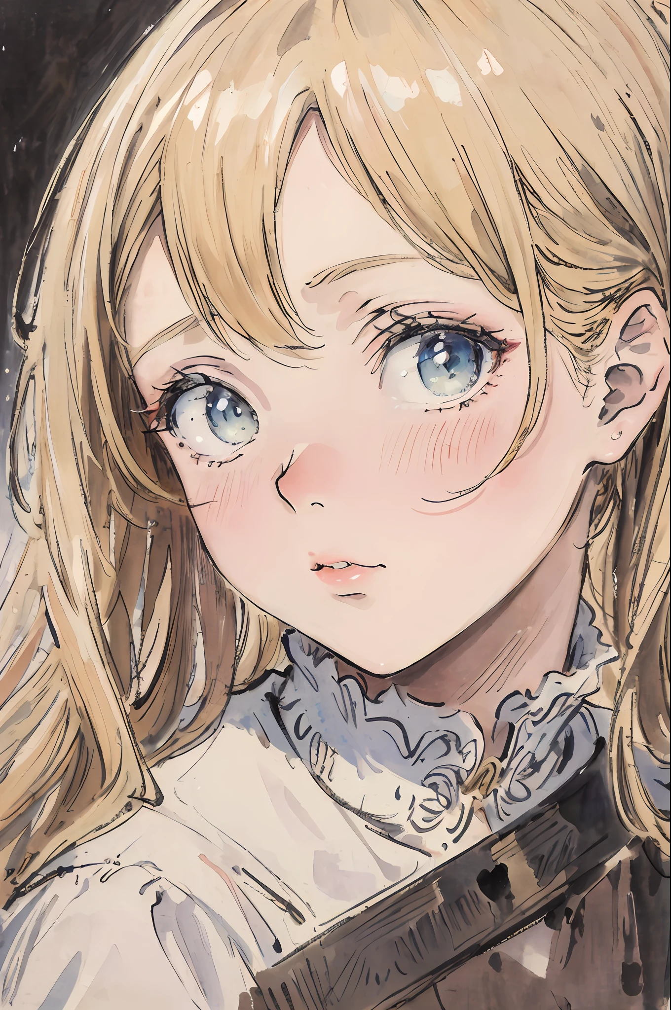 masterpiece, best quality, an extremely delicate and beautiful girl,an extremely delicate and beautiful, world masterpiece theater, ultra-detailed, highly detailed, best quality, blonde hair, highres, extremely detailed,1girl, best quality, illustration, looking at viewer, impasto, canvas, oil painting, realistic, realist ,real,