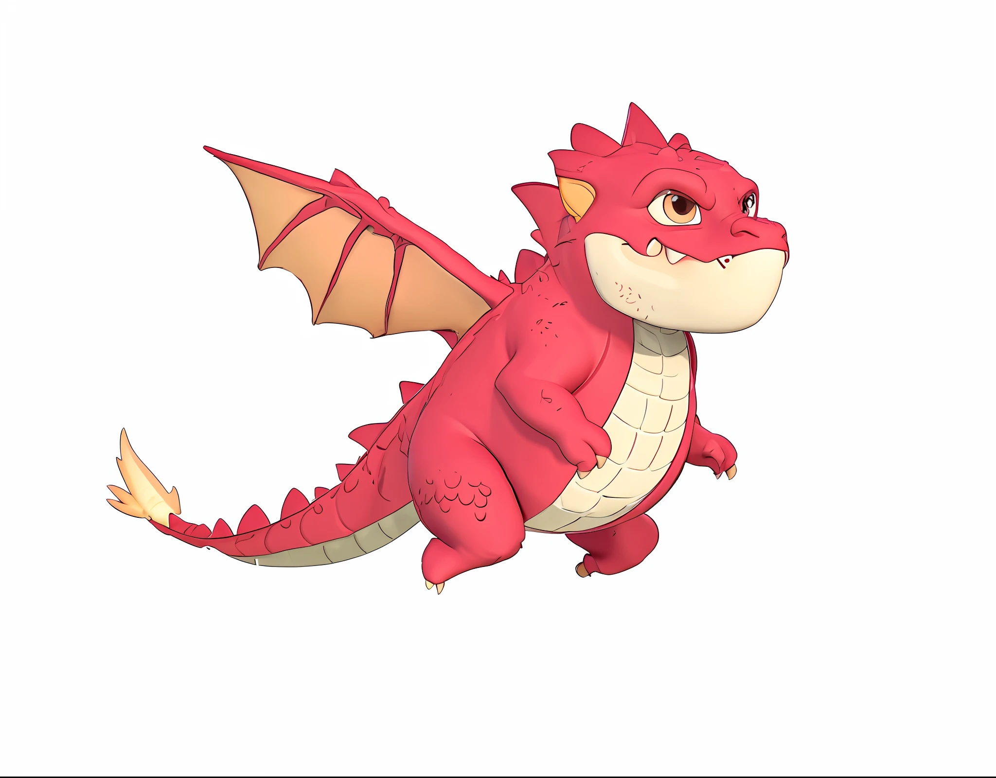 There is a cartoon dragon flying in the air, 3D,C4D,A red dragon, fat dragon, dra the dragon, big red dragon flying above them, cute little dragon, but as an anthropomorphic dragon, as an anthropomorphic dragon, anthropomorphic dragon, a baddass dragon, Red Dragon, A dragon,3D,PBR,hdr,diffused reflections,4K,tmasterpiece,A high resolution