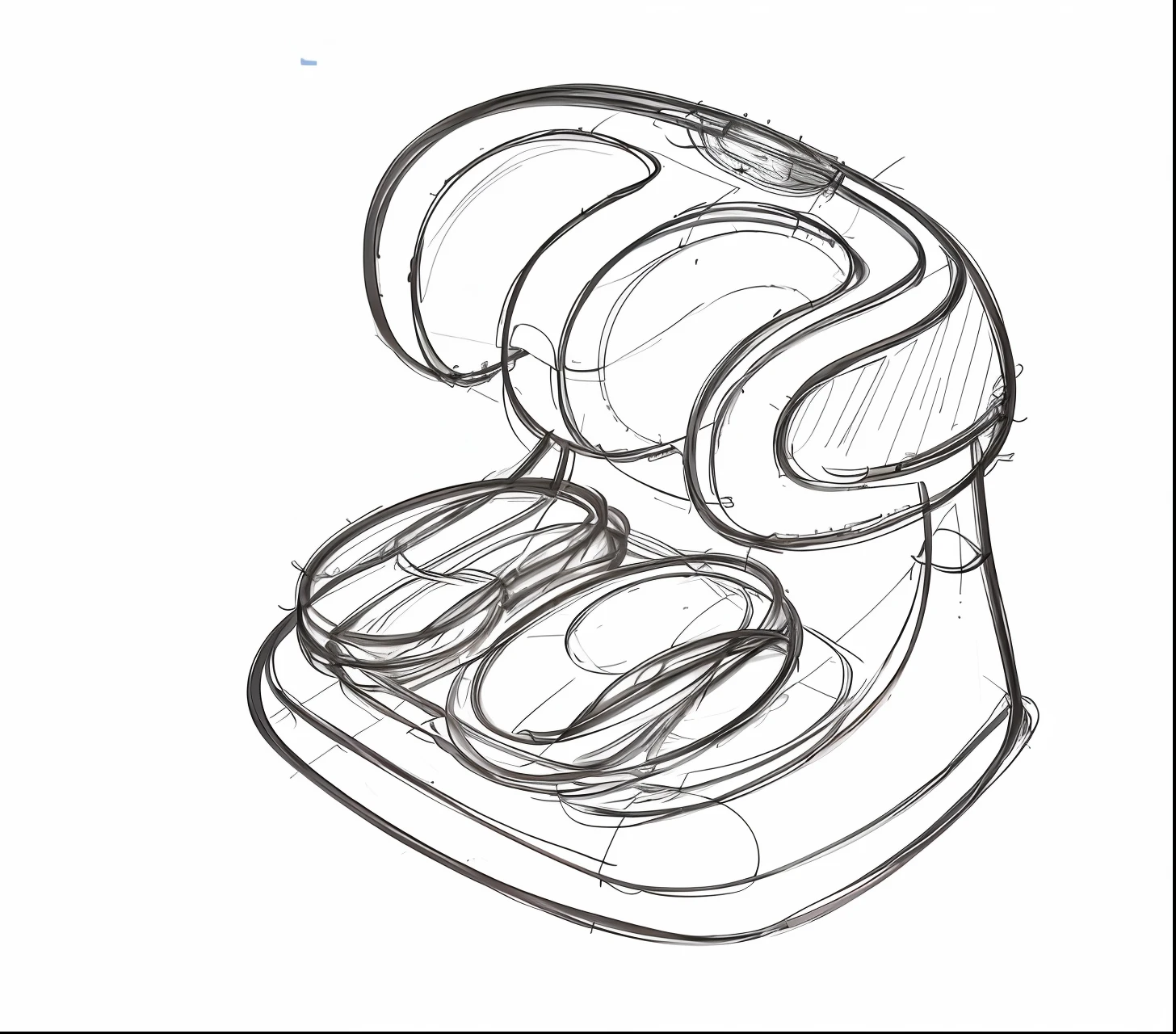 Sketches of many different objects on a white surface, industrial design concept, product design concept, concept sketches, prop design, concept design, conceptual drawing, Concept illustration, inspired by Alexander Archipenko, object concept art, futuristic product design, inspired by Isamu Noguchi, Design concept, sketch illustratio, design concept art, concept sketches, Product concept