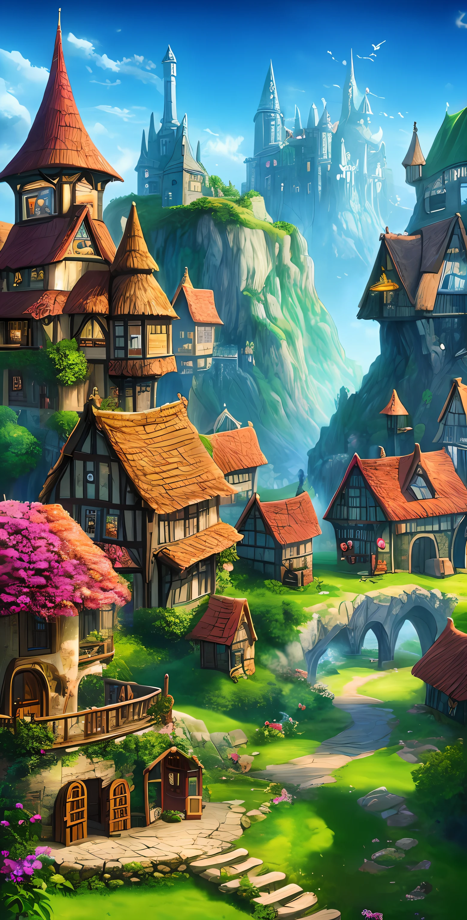Revel in a fantasy village