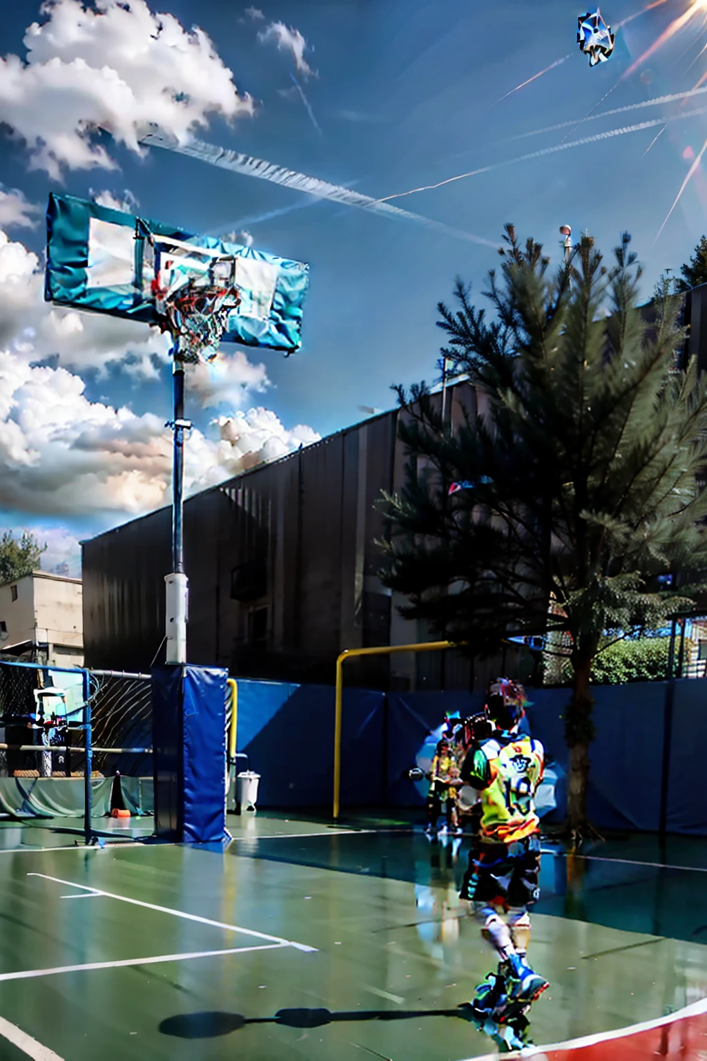 basketball playground,Libido boy,Shooting