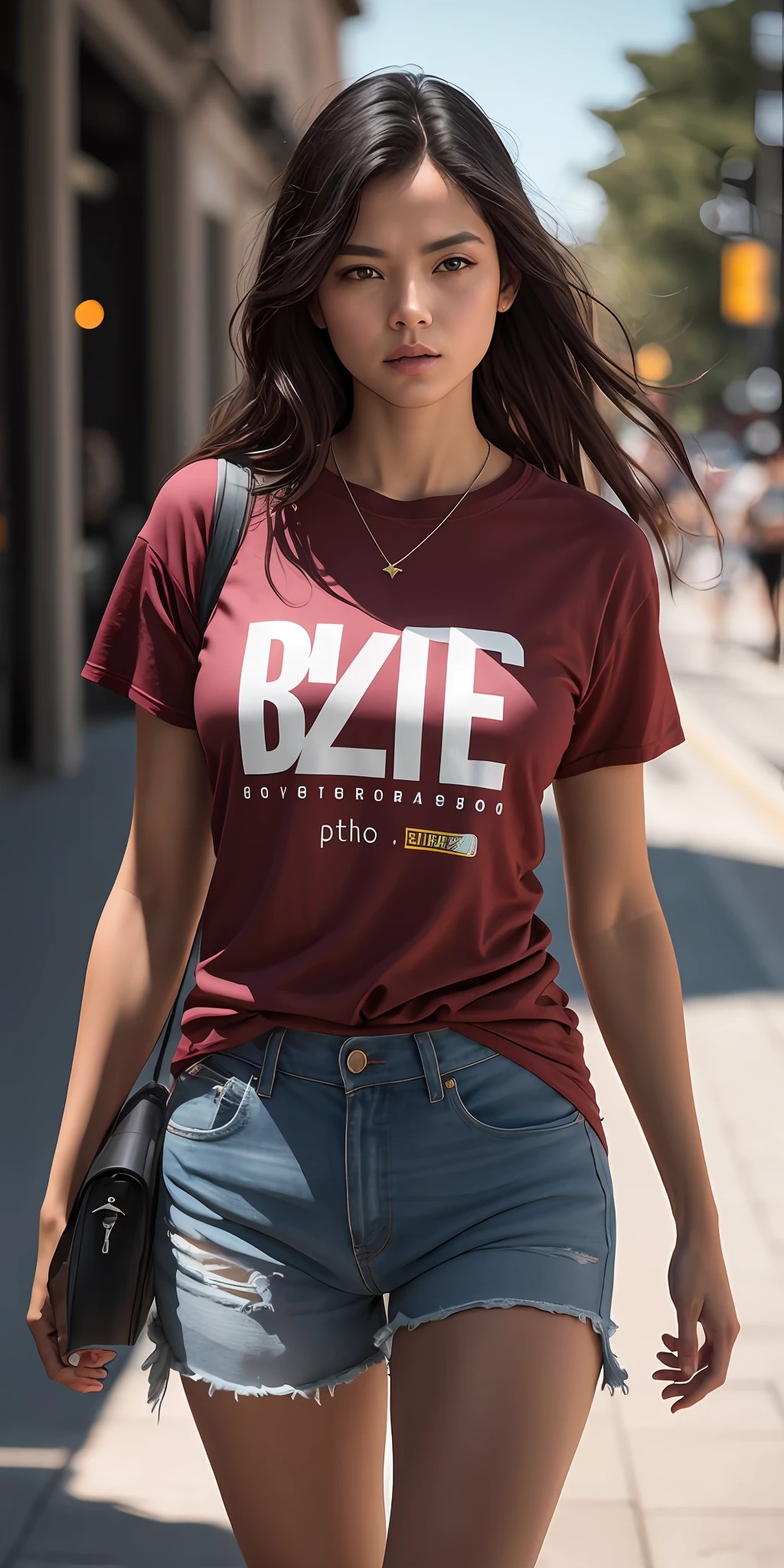 Beautiful Swedish university student, Loira, corpo inteiro, com T-shirt dry-fit da Mizuno, com saia, 夏天, do lado de fora na rua, ((magro, pequeno)), fotografiarrealista, fotografia, obra-prima, realista, Realismo, renderizado, Alto contraste, digital art, photographicrealistic, trending on Artstation 8k HD, high definition, detailed, realistic;, detalhada, textura da pele, hiperdetalhada, Textura realista da pele, armadura, melhor qualidade, ultra high-resolution, (fotografiarrealista: 1.4), alta resolução, detalhada, fotografia crua, sharp re, By Lee Jeffries Nikon D850 Film Stock Photography 4 Camera Kodak Portra 400 Lens F1.6 colors rich hyper realistic texture dramatic lighting unrealengine trend in artstation cinestill 800,RAW.