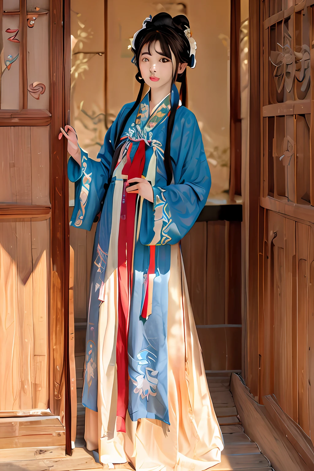 Chang'e-2 lunar probe,Antique beauty,Tang uniform Han uniform