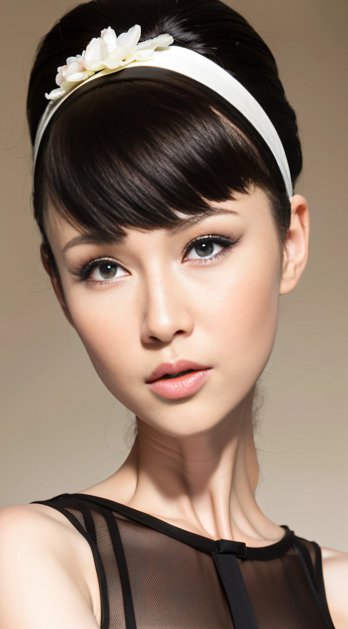Best quality, Masterpiece, A high resolution, 1girll,china dress,hair adornments,necklace, jewelry,Beautiful face,after sexing_Body, Tyndall effect,Photorealistic, Dark Studio, rim lit, twotonelighting,(highdetailskin:1.2), 8K UHD, Digital SLR, Soft lighting, High quality, voluminetric lighting, candid, photographed, high resolution, 4K, 8K, Bokeh, .