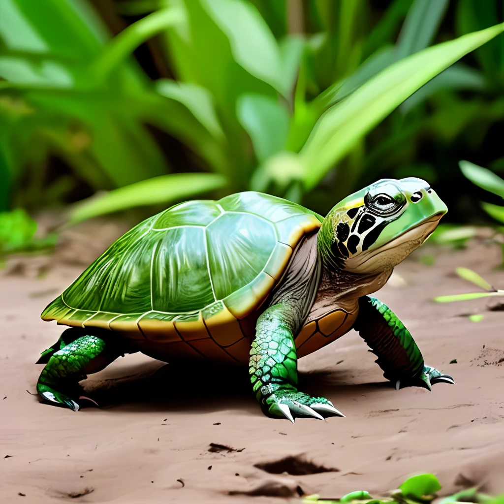 Jungle turtle