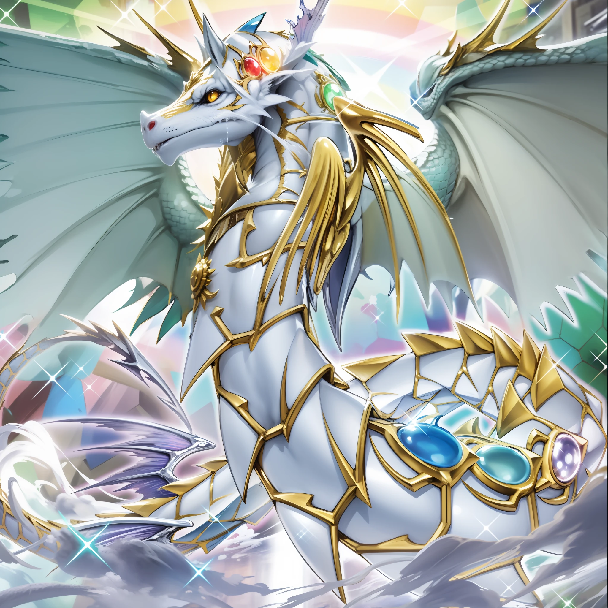 A rainbow-like faucet，Dragon wings