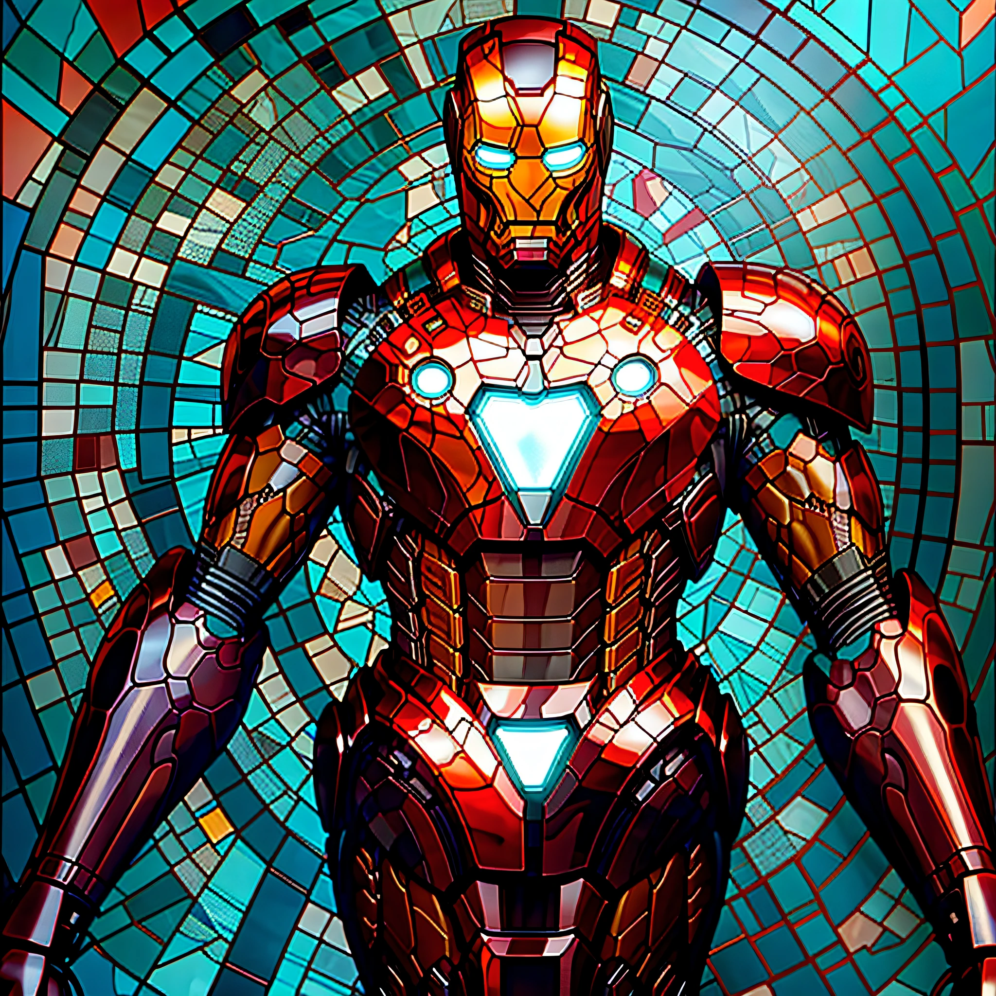 St41nedg Iron Man,(Glass shards)