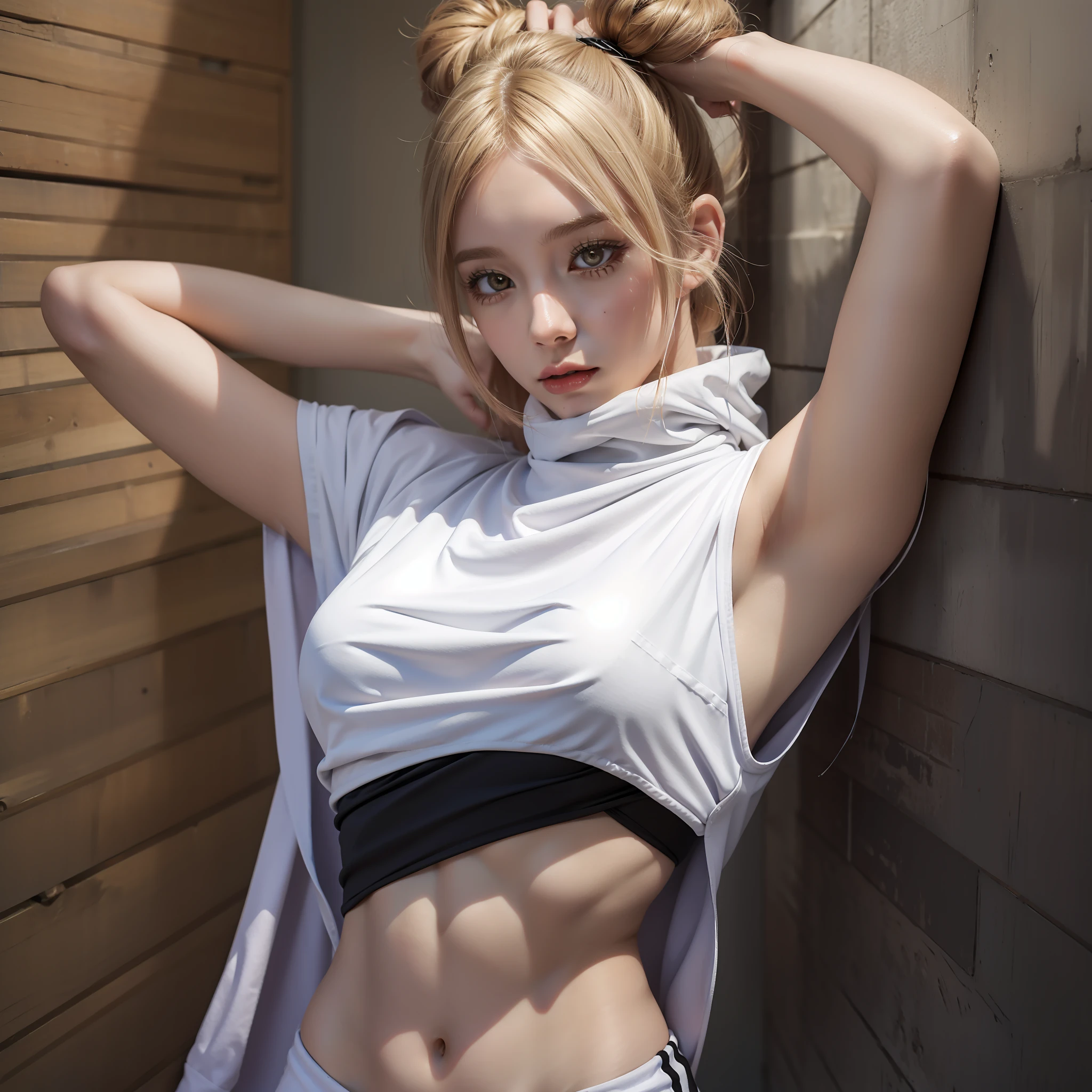 White gym clothes,whaite hair,white skinned,long whitr hair,Golden eyes,full bodyesbian,Need,tmasterpiece