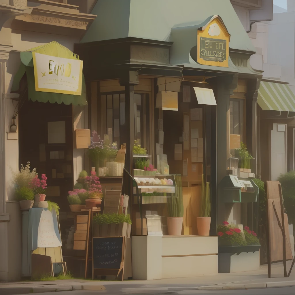 Egg shop decoration style