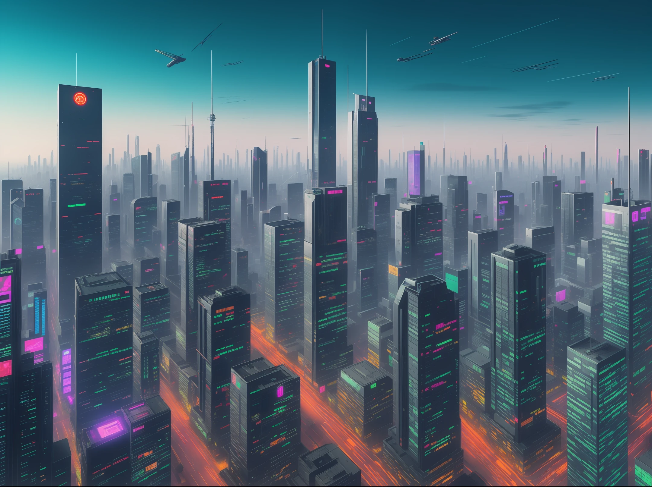Cyberpunk-city