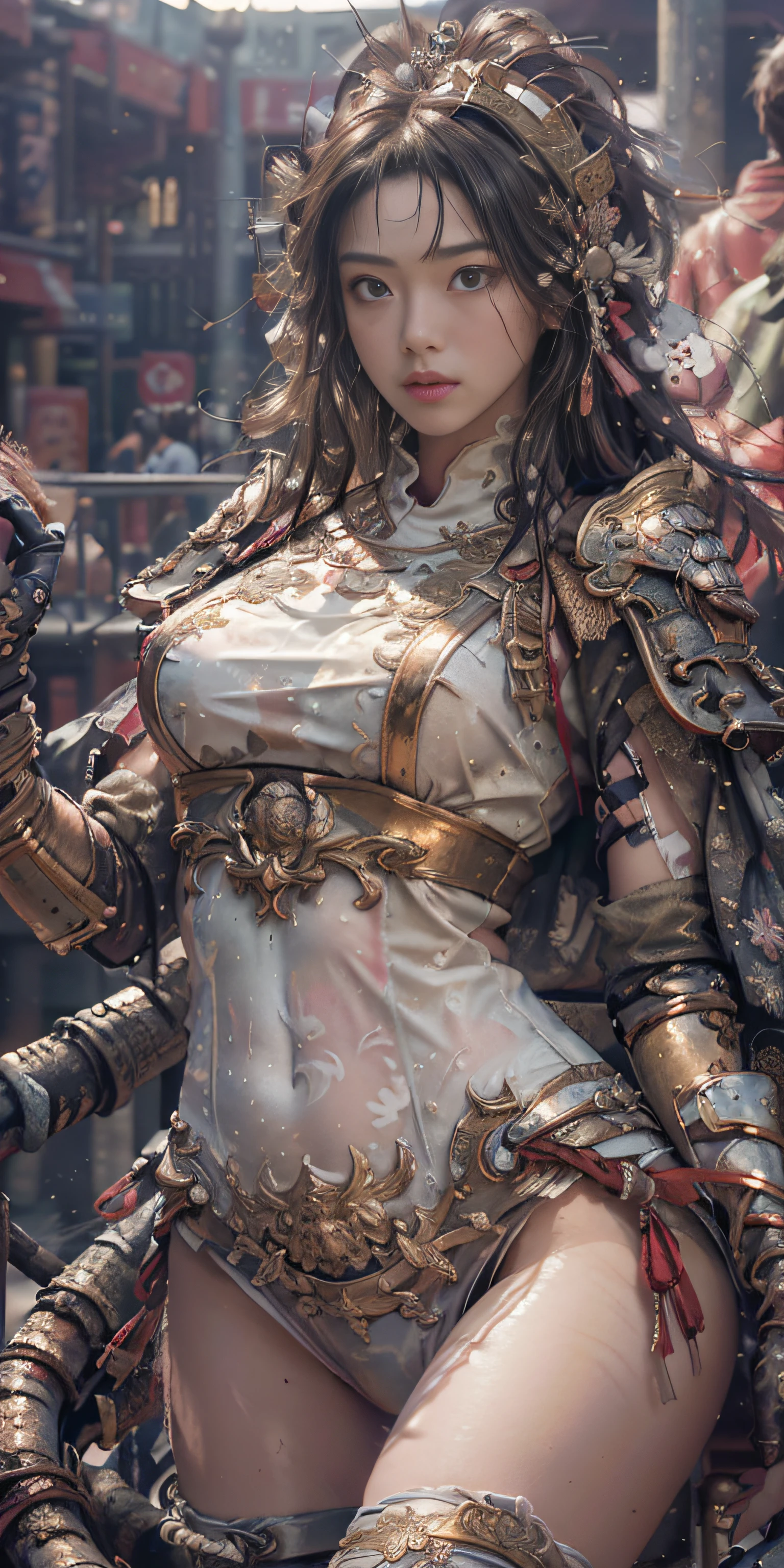 ((Best Quality, 8k, Masterpiece: 1.3)), Beautiful Woman, Big, (Firm Abs, Slender Figure: 1.1), Beautiful Body, Best Image Quality, Photorealism, Hyper Realism ,, Ultra Detailed Face, Detailed Lips, Detailed Eyes, Light Clothes, Sexy Married Woman,
