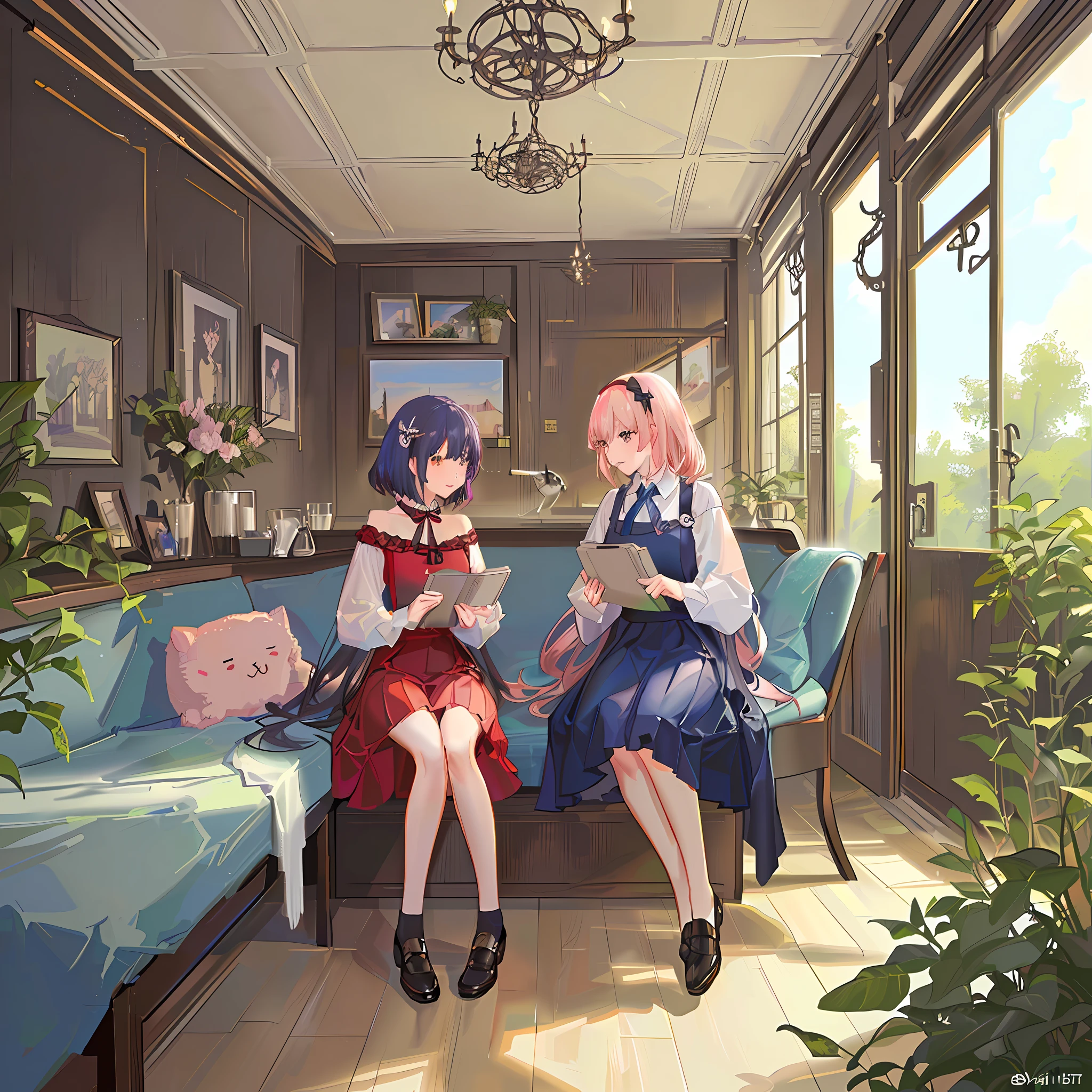 schoolgirls