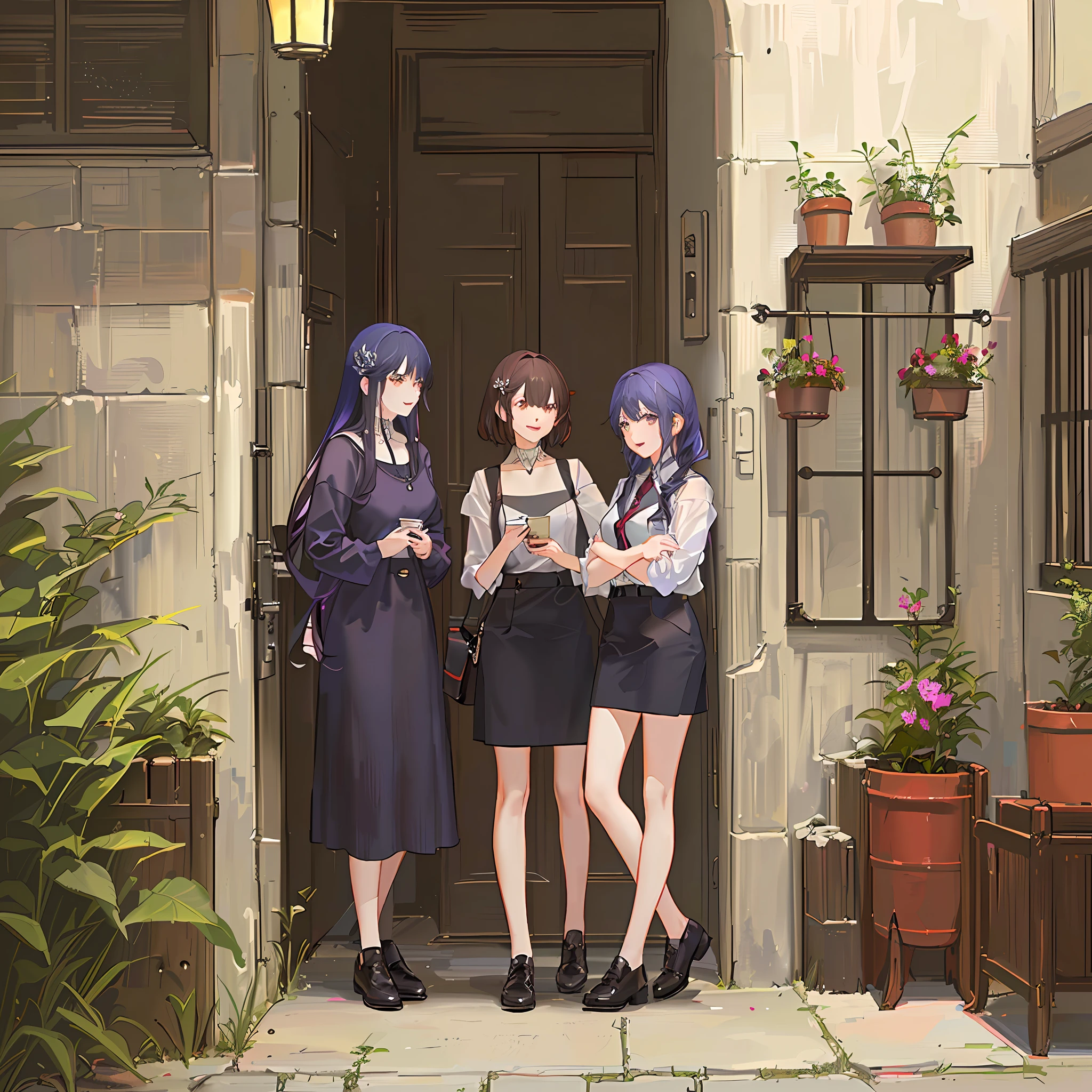 schoolgirls