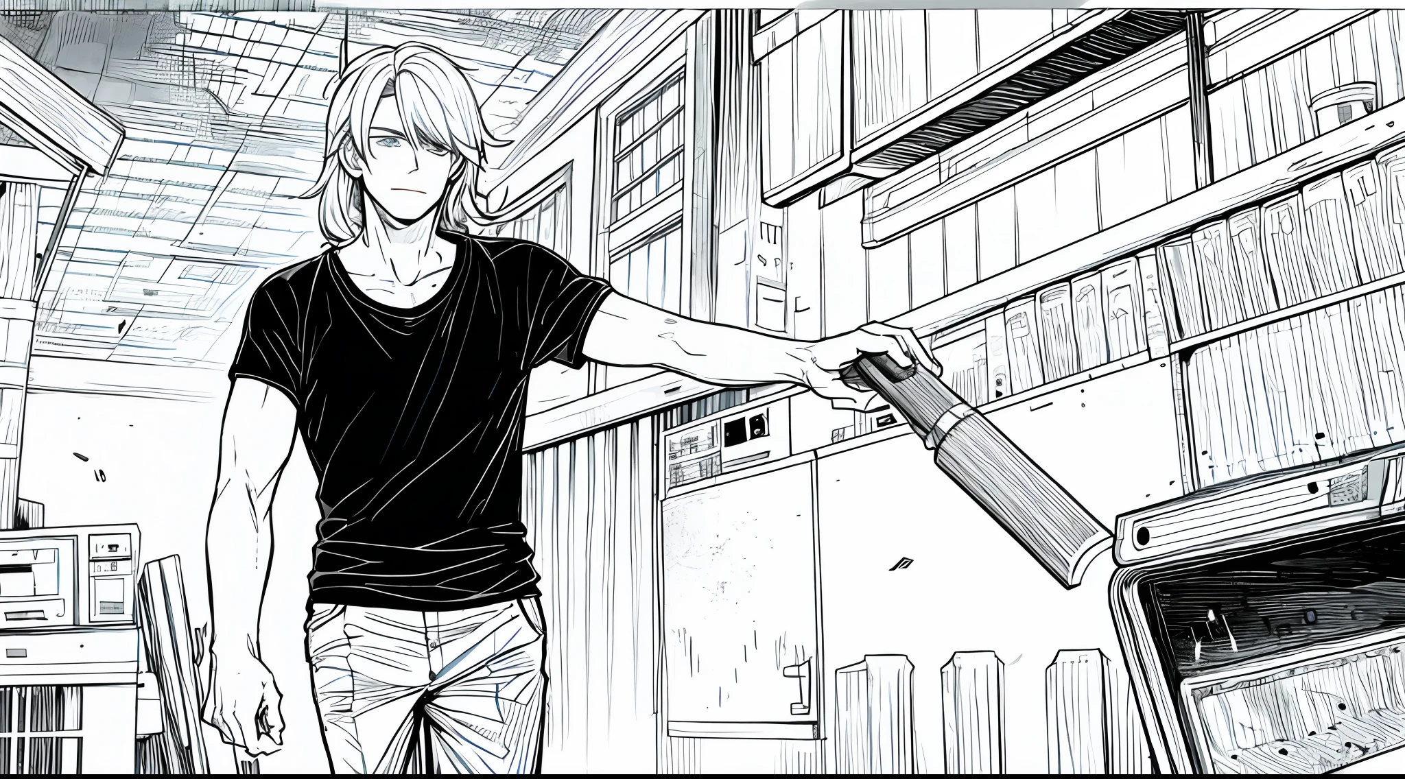 Escape from work,of a guy