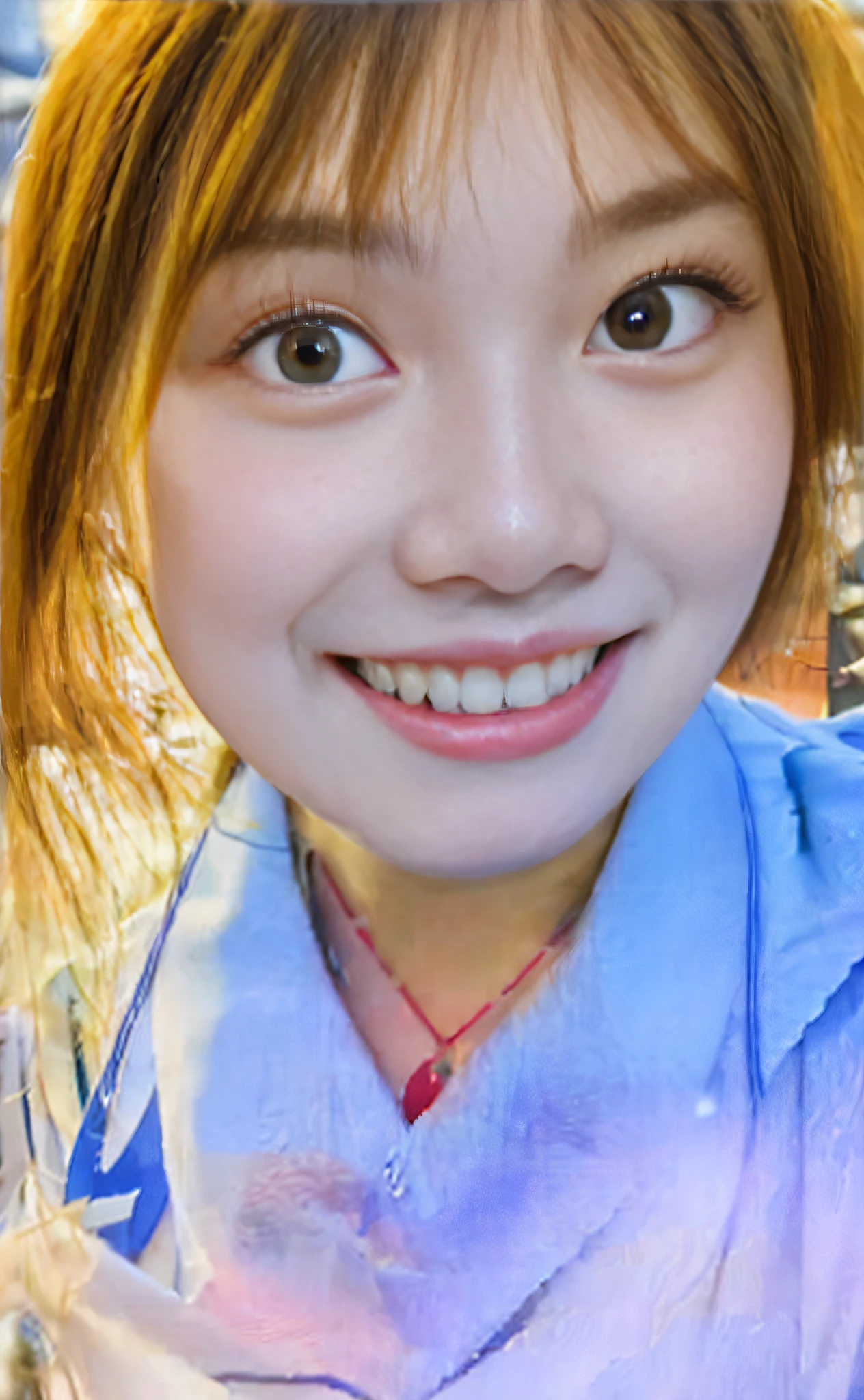 1girl, cute, 16 years old, smiling, look at viewer, sailor uniform, seifuku, photo, realistic, best quality, hires, detailed face, classroom, detailed background, diffused lighting, depth of field, bokeh