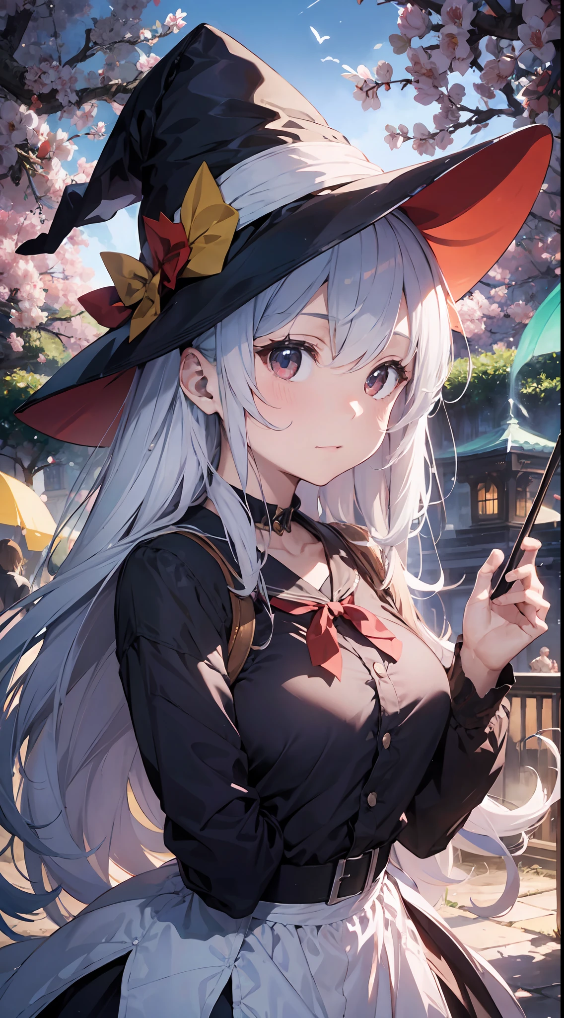 (Master masterpiece、最好质量、highestres、offcial art、Beautifully Aesthetic:1.2)、(Master masterpiece、最好质量、最好质量、offcial art、Beautifully Aesthetic:1.2)、(Master masterpiece、最好质量、最好质量、offcial art、Beautifully Aesthetic:1.2)、(1girl in:1.3)、Very Details、(Fractal Art:1.3)、colourfull、highestdetailed、「Enchanting witch from another world」This painting titled、It depicts a captivating beautiful witch manipulating magic in the castle gardens without limits。The castle spreads out、The garden there is、It creates an atmosphere as if a door to another world has appeared..。
Standing at the center is、Beautiful witch in a sophisticated dress。His face is meticulously drawn.、He has a profound expression on his face, as if he strongly wishes for something.。In her hand is a luxurious wand.、From that wand is emitting mighty magical powers。 The magic cast is、It was released as an explosive force from the tip of the wand.、The energy that reverberates through the garden as a beam of colorful light is very powerful.、A beam of light makes a large trajectory in the sky。
The charm of this painting is、The mighty and enchanting beauty of the witch、ve、It skillfully captures the mystique of the garden.。 、And the witch's facial expressions and movements are very realistic.、It has the power to draw the viewer into the place。
Moreover、the light and shadow production is also stunning。The beam of light emitted by the cane is、Illuminate the gardens and castle、pure、Creates a sense of distance from the visual light source to the witch.。Quality produces realistic images、It can convey visual beauty and story appeal at the same time。
This is、Not only visually appealing works、It is a work that further enriches the visual experience by drawing a story.。 」We are thinking about the theme to the fullest。The images are very realistic and、Very detailed and、Must be a high resolution 16k。Sony F and 24-105mm f / Use a Sony Alpha 4 mirrorless camera with 1G OSS lenses。ISO sensitivity to 32,000、Shutter Speed 1/Set to 125 second