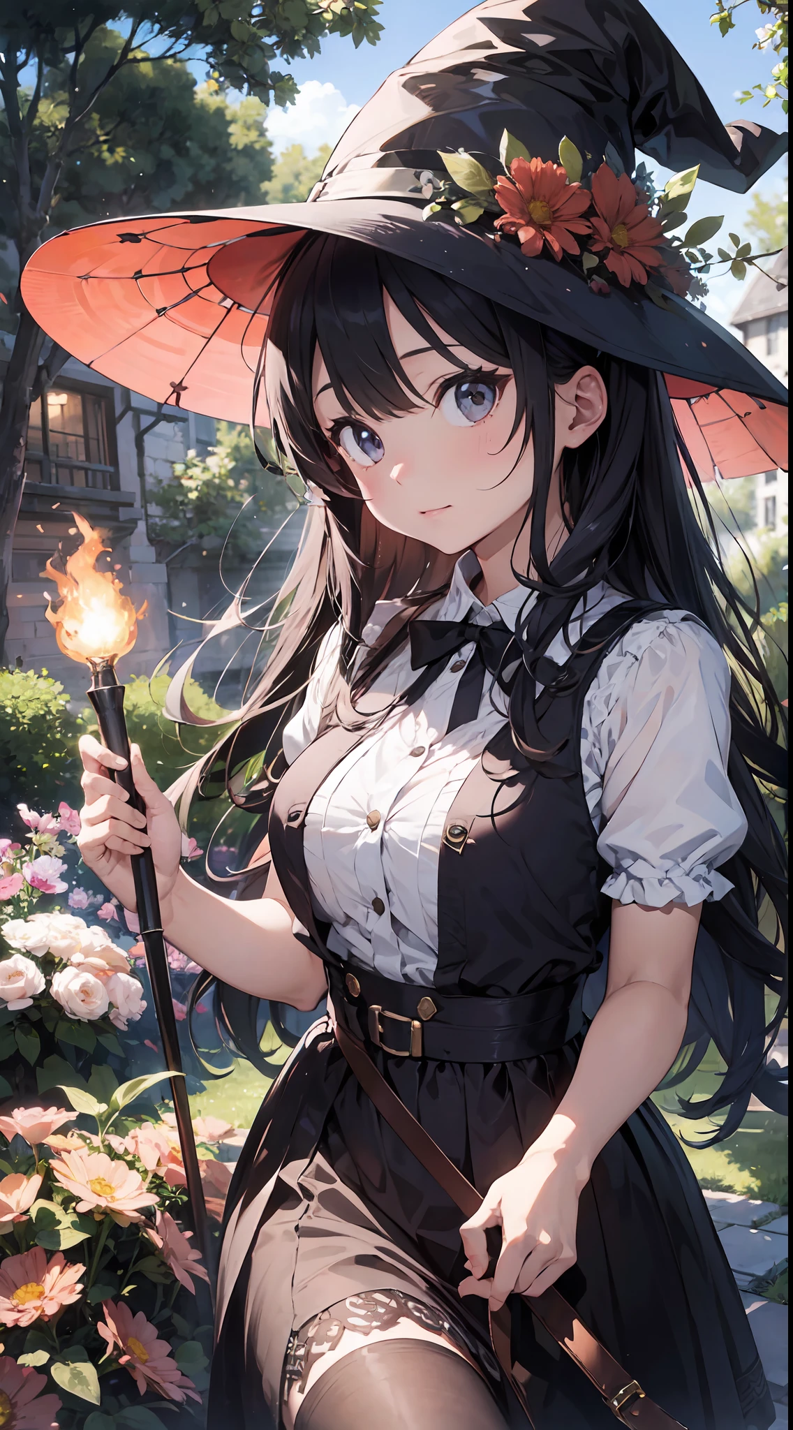 (Master masterpiece、最好质量、highestres、offcial art、Beautifully Aesthetic:1.2)、(Master masterpiece、最好质量、最好质量、offcial art、Beautifully Aesthetic:1.2)、(Master masterpiece、最好质量、最好质量、offcial art、Beautifully Aesthetic:1.2)、(1girl in:1.3)、Very Details、(Fractal Art:1.3)、colourfull、highestdetailed、「Enchanting witch from another world」This painting titled、It depicts a captivating beautiful witch manipulating magic in the castle gardens without limits。The castle spreads out、The garden there is、It creates an atmosphere as if a door to another world has appeared..。
Standing at the center is、Beautiful witch in a sophisticated dress。His face is meticulously drawn.、He has a profound expression on his face, as if he strongly wishes for something.。In her hand is a luxurious wand.、From that wand is emitting mighty magical powers。 The magic cast is、It was released as an explosive force from the tip of the wand.、The energy that reverberates through the garden as a beam of colorful light is very powerful.、A beam of light makes a large trajectory in the sky。
The charm of this painting is、The mighty and enchanting beauty of the witch、ve、It skillfully captures the mystique of the garden.。 、And the witch's facial expressions and movements are very realistic.、It has the power to draw the viewer into the place。
Moreover、the light and shadow production is also stunning。The beam of light emitted by the cane is、Illuminate the gardens and castle、pure、Creates a sense of distance from the visual light source to the witch.。Quality produces realistic images、It can convey visual beauty and story appeal at the same time。
This is、Not only visually appealing works、It is a work that further enriches the visual experience by drawing a story.。 」We are thinking about the theme to the fullest。The images are very realistic and、Very detailed and、Must be a high resolution 16k。Sony F and 24-105mm f / Use a Sony Alpha 4 mirrorless camera with 1G OSS lenses。ISO sensitivity to 32,000、Shutter Speed 1/Set to 125 second