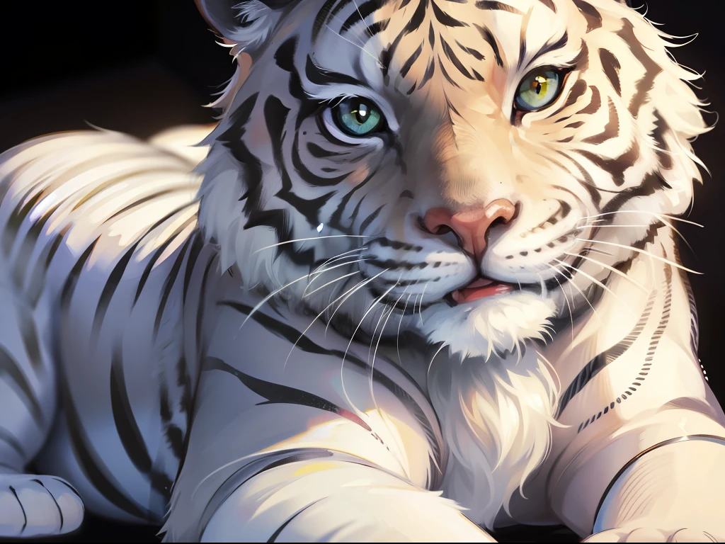 White Tiger blinked