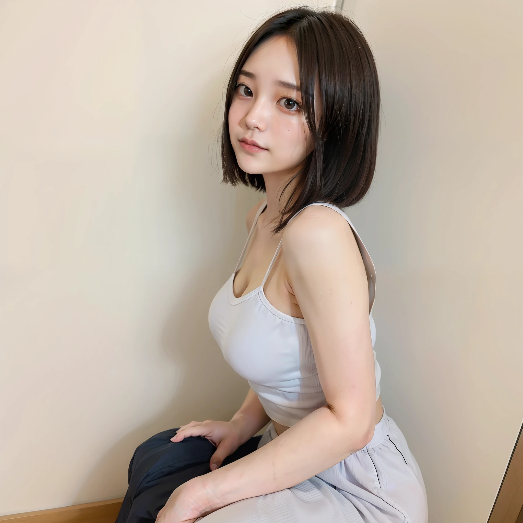 Panchira　teens girl　1人　doress　Shorthair