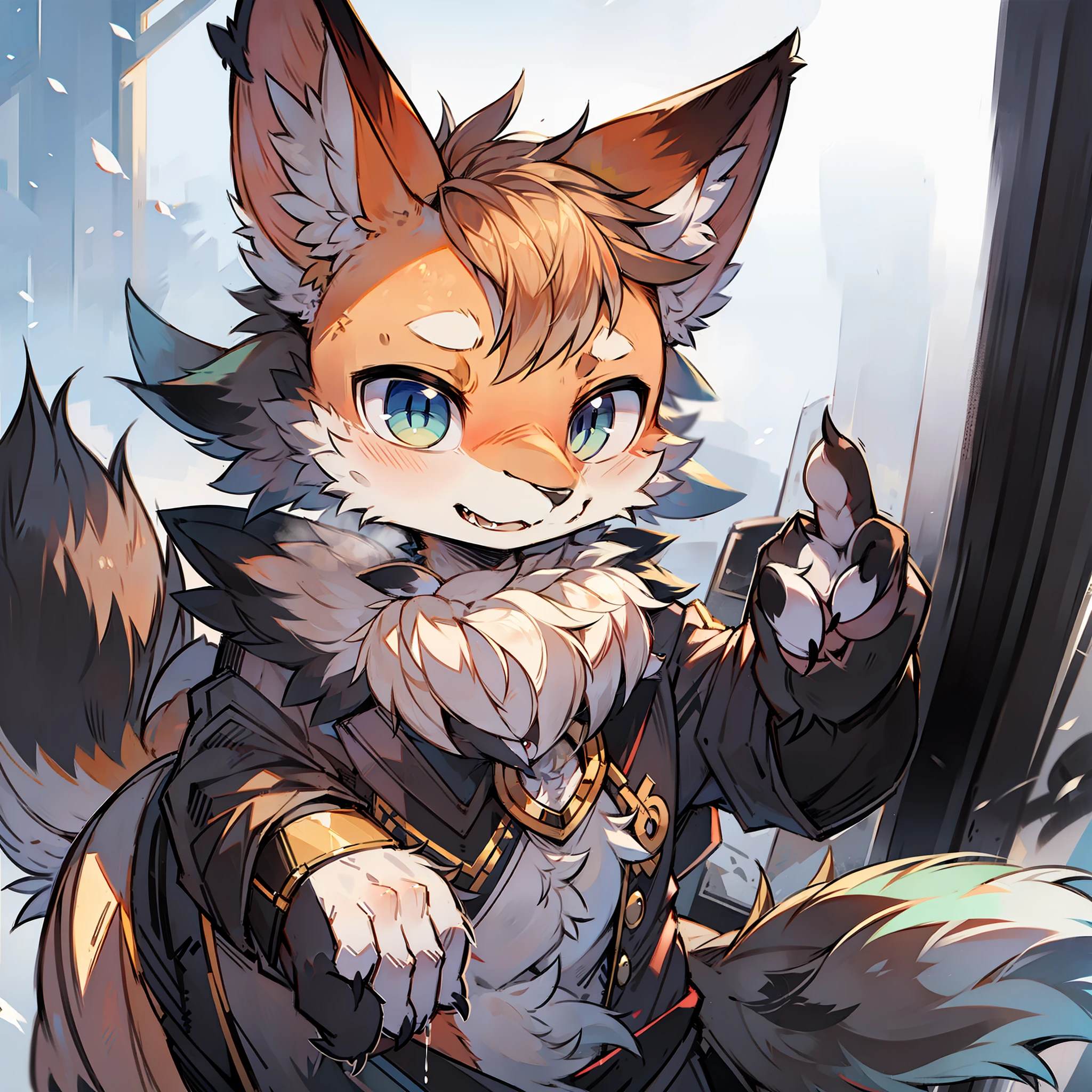 The ink fox of the second middle school