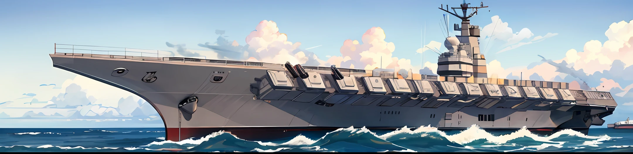 Nuclear-powered aircraft carrier
Beth
F35 carrier-based aircraft
88 guns
