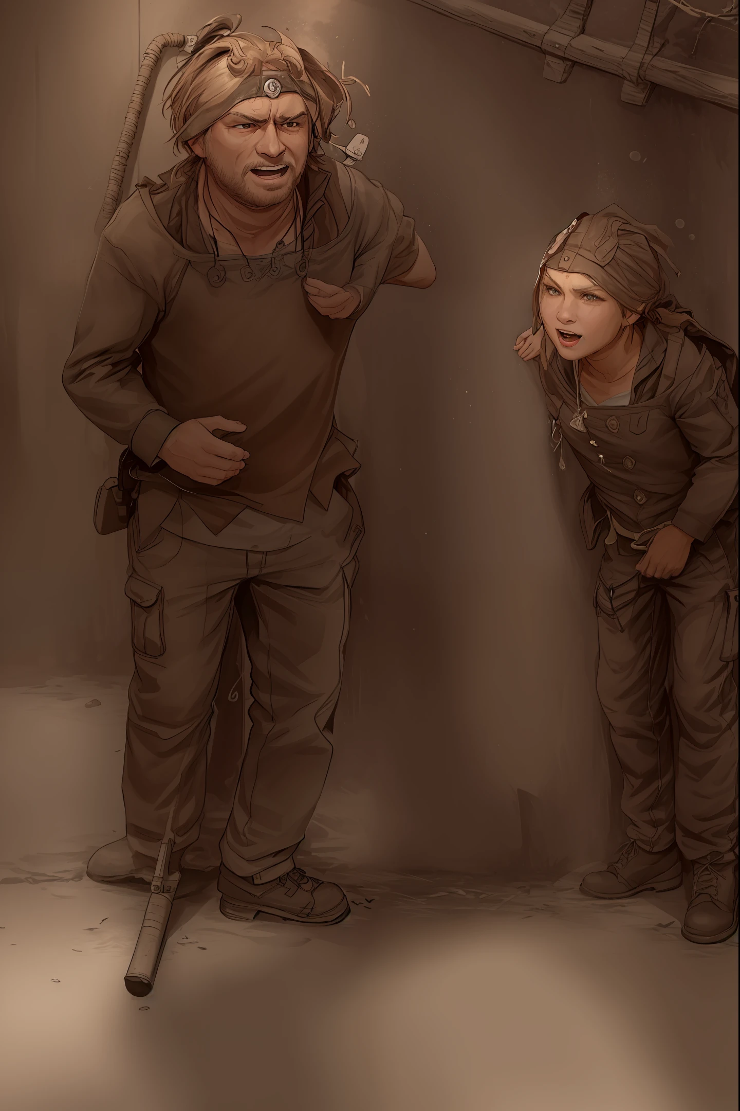 Piss and vinegar, concept art, 4k