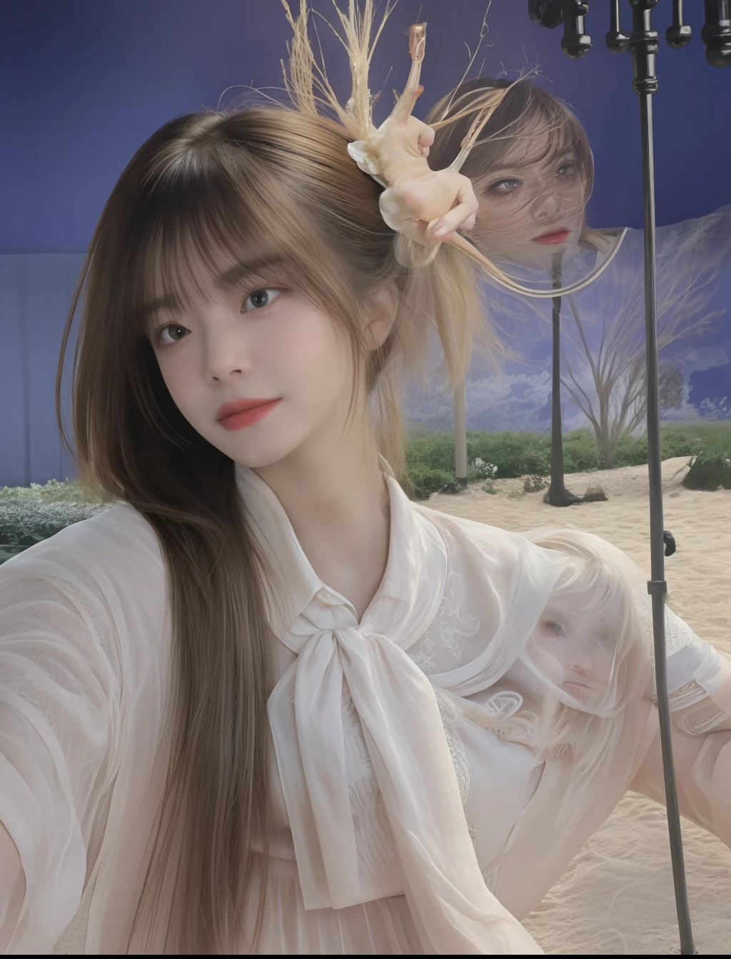 best quality, masterpiece, ultra high res, photorealistic, 1girl, offshoulder,